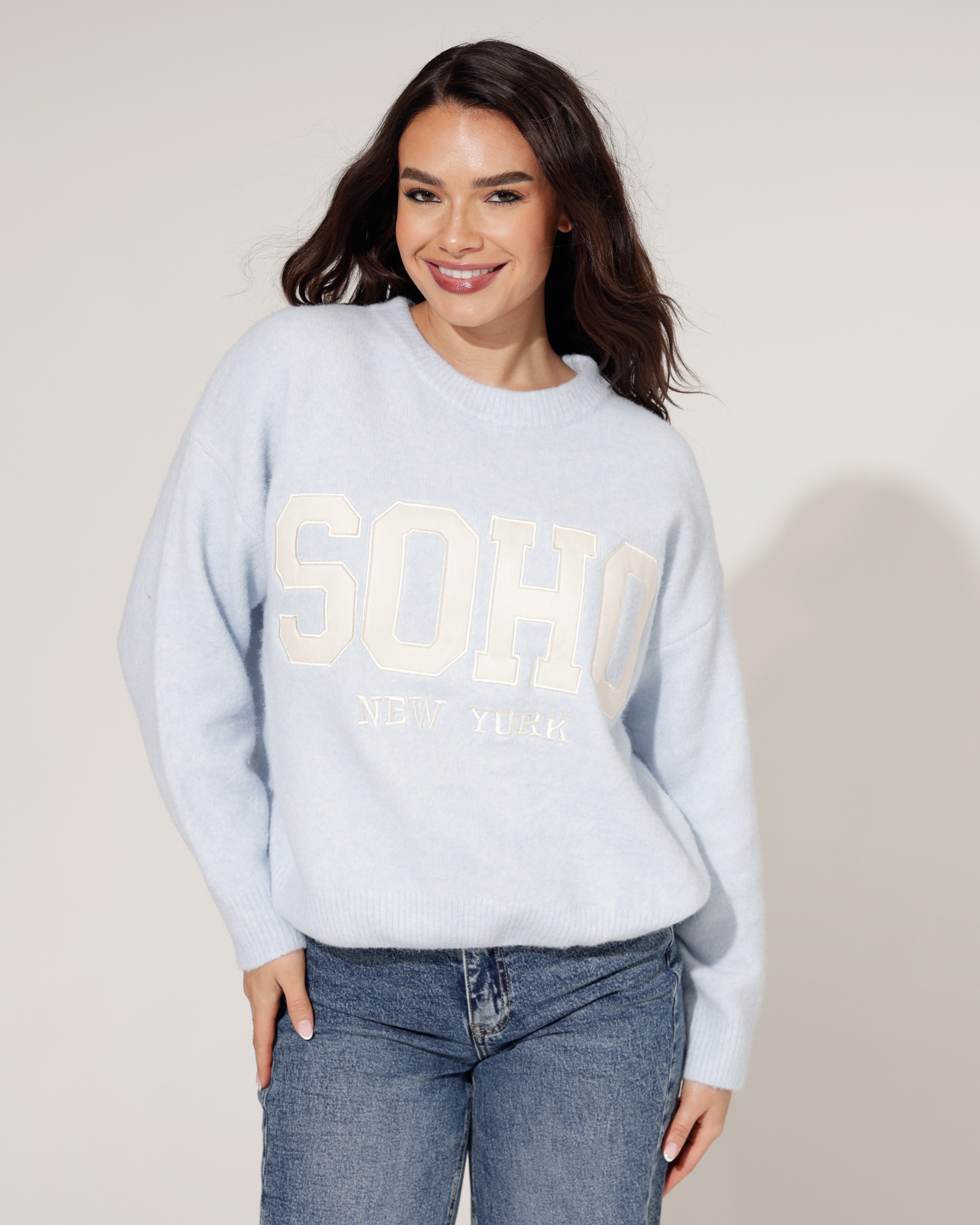 Trui SOHO Lichtblauw
