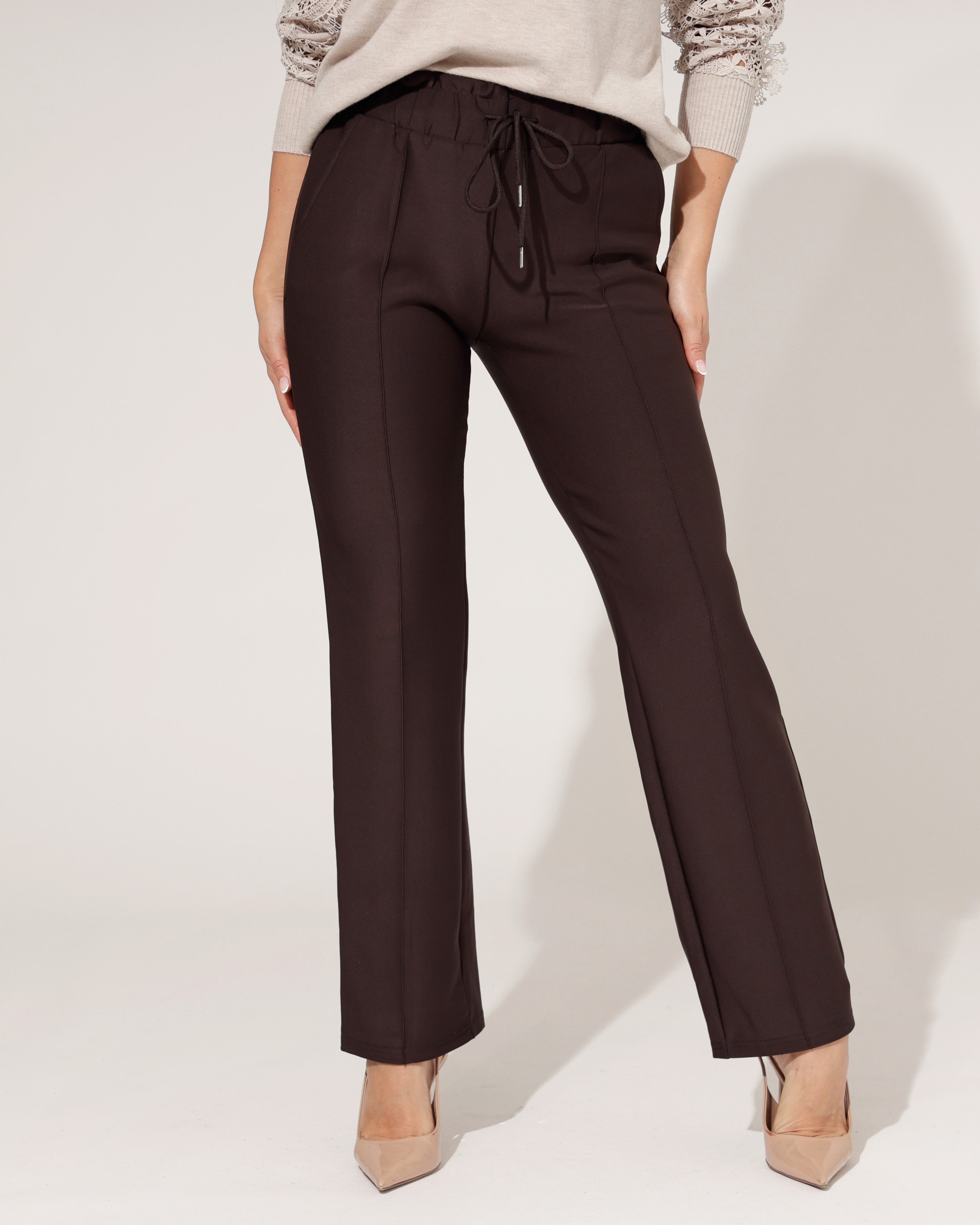 Broek Zaza Donkerbruin