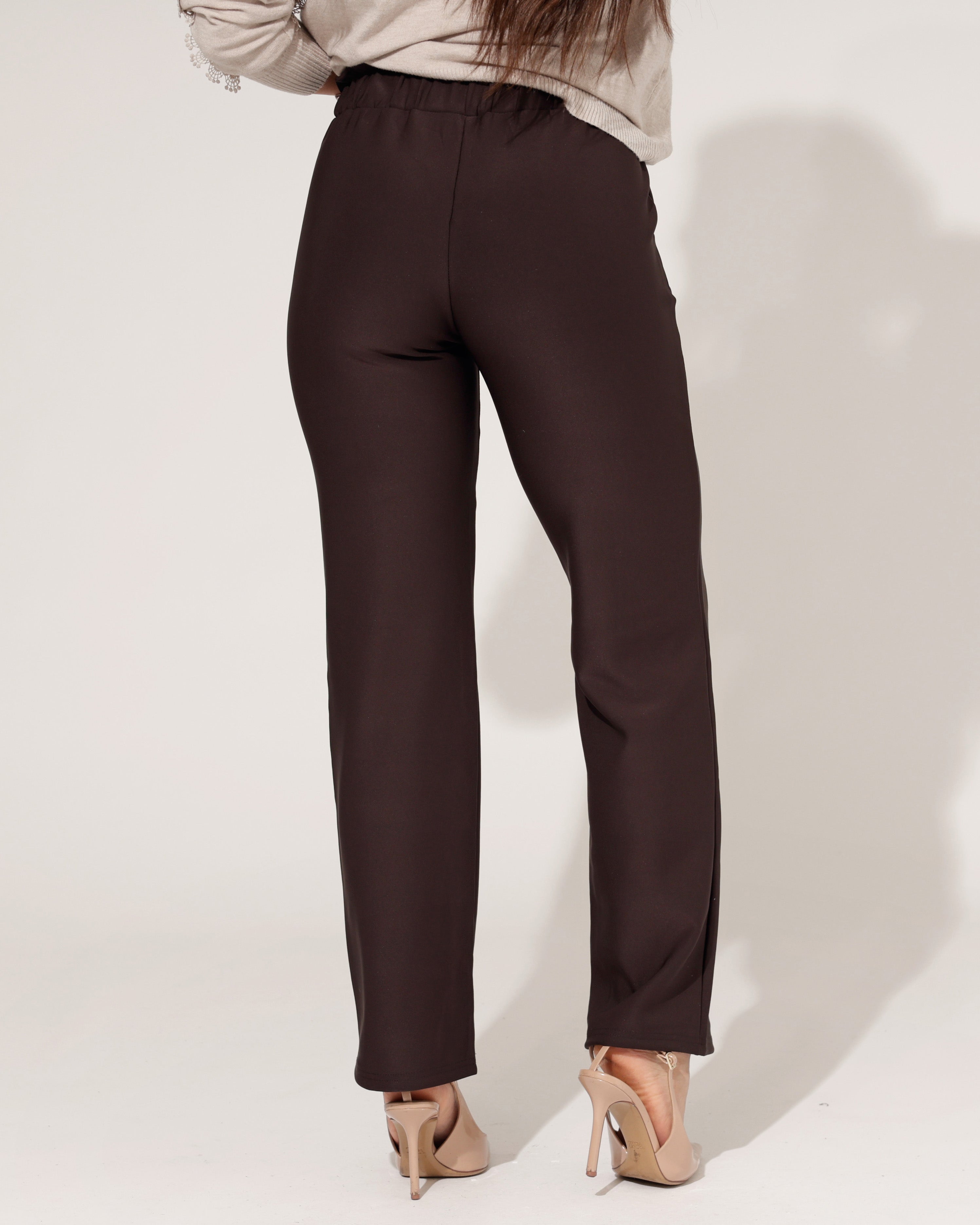 Broek Zaza Donkerbruin