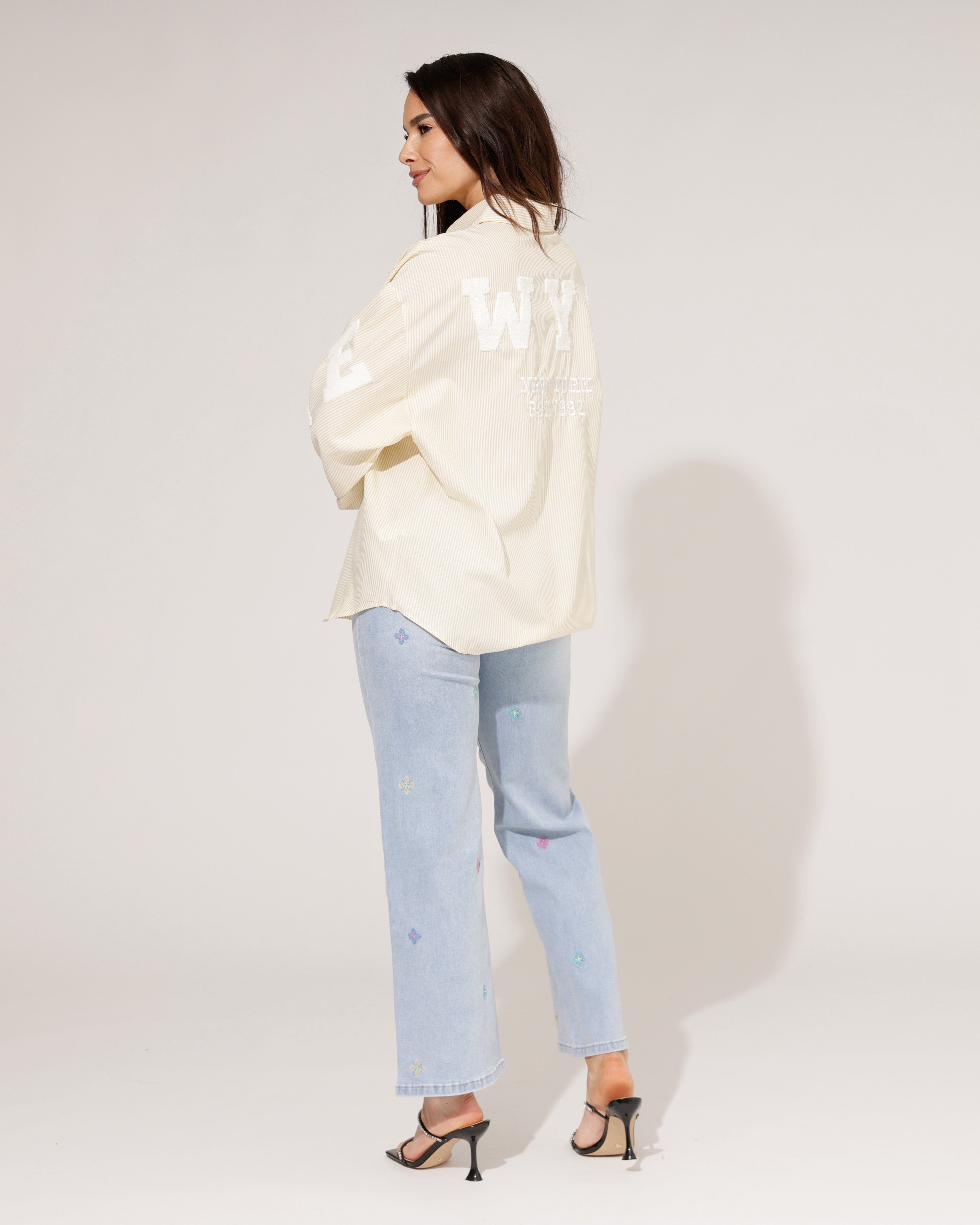 Zac & Zoe | Wide leg jeans Suzy Lichtblauw