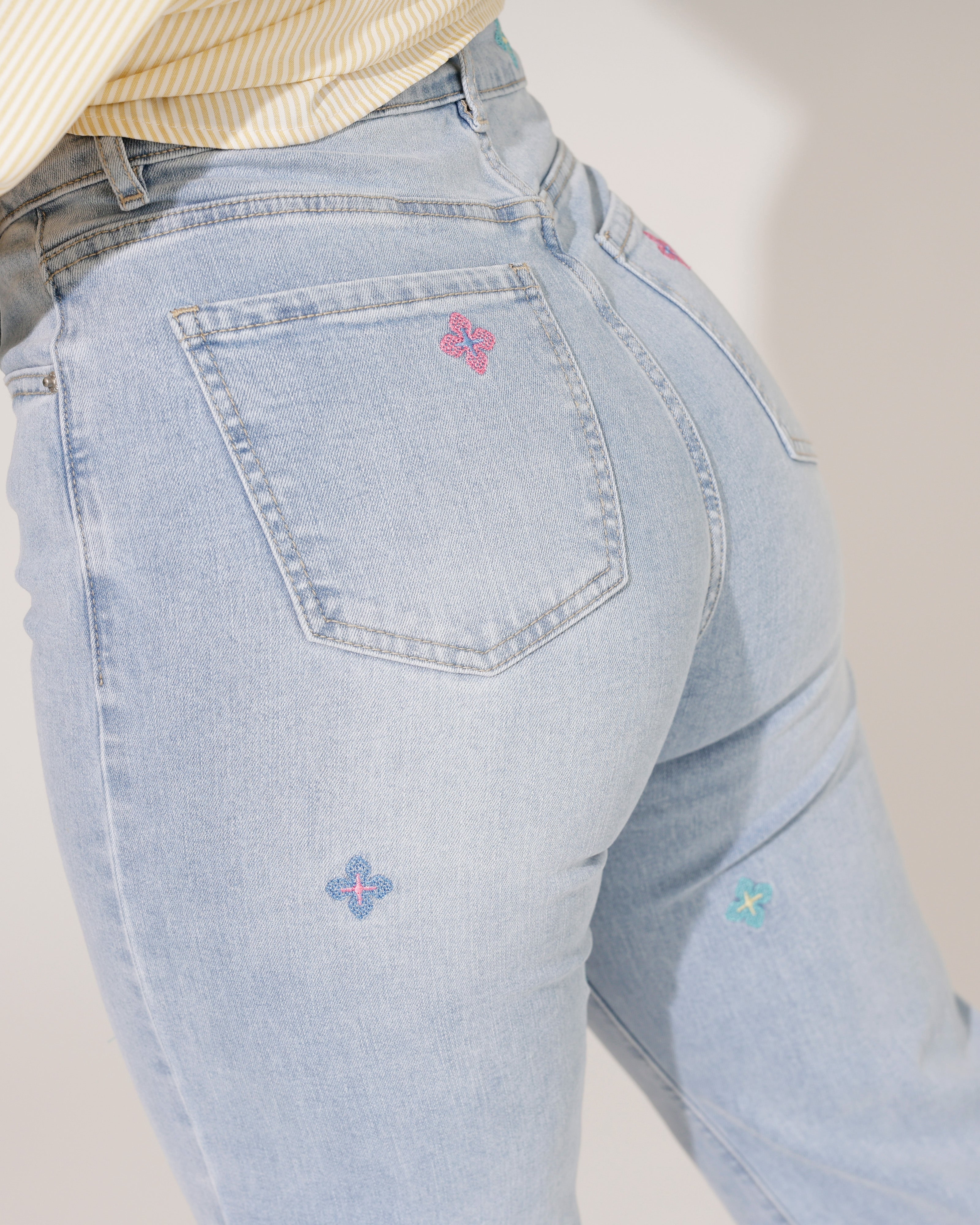 Zac & Zoe | Wide leg jeans Suzy Lichtblauw