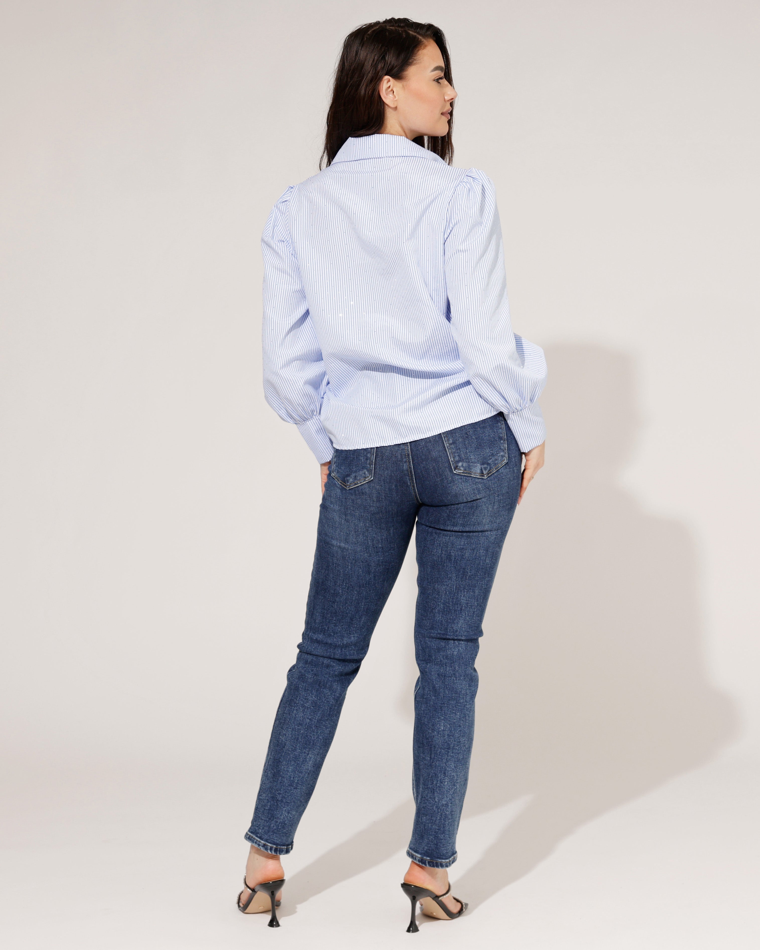 Goodies | Mom jeans Cee Donkerblauw
