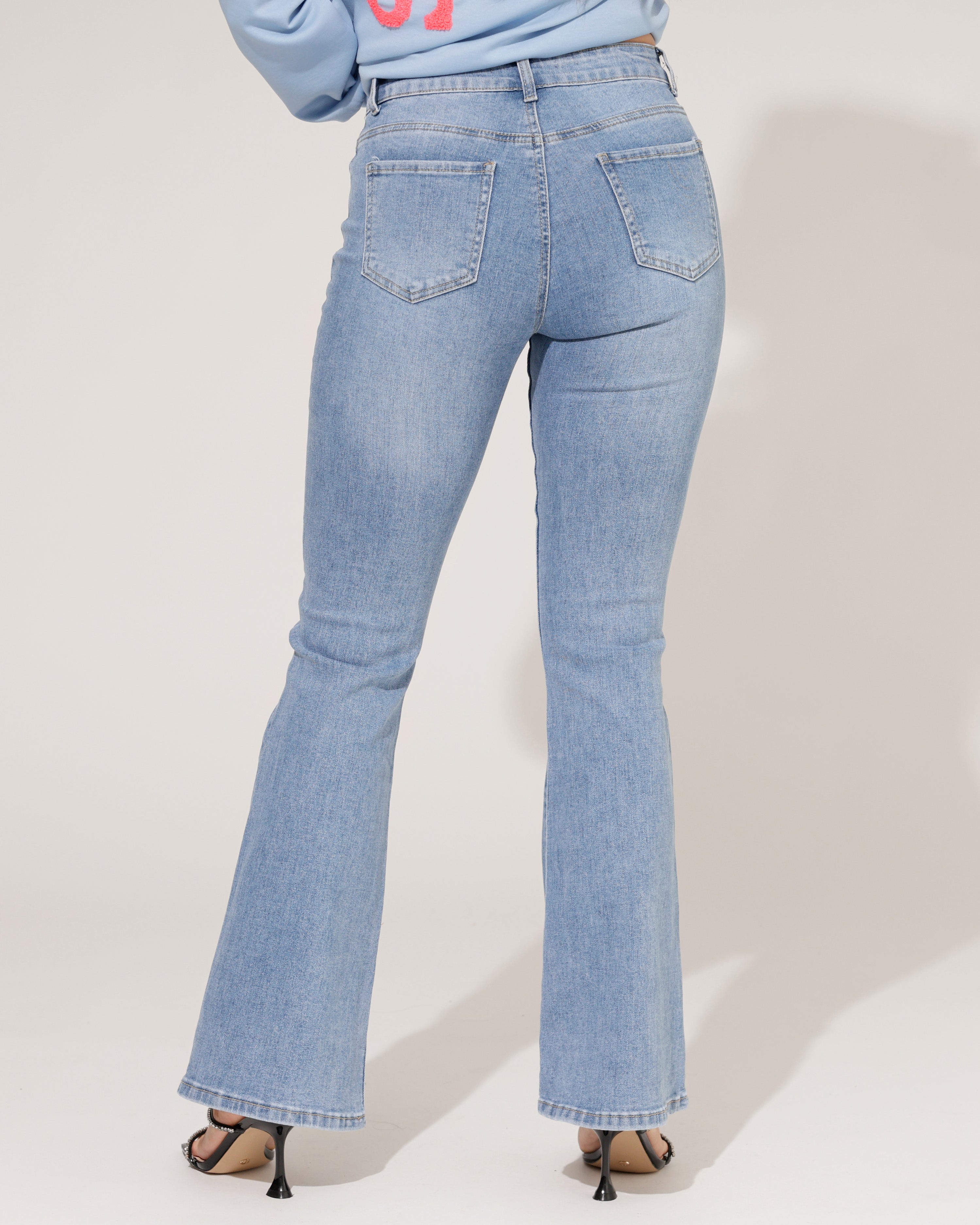 Goodies | Flared jeans Sassy Lichtblauw