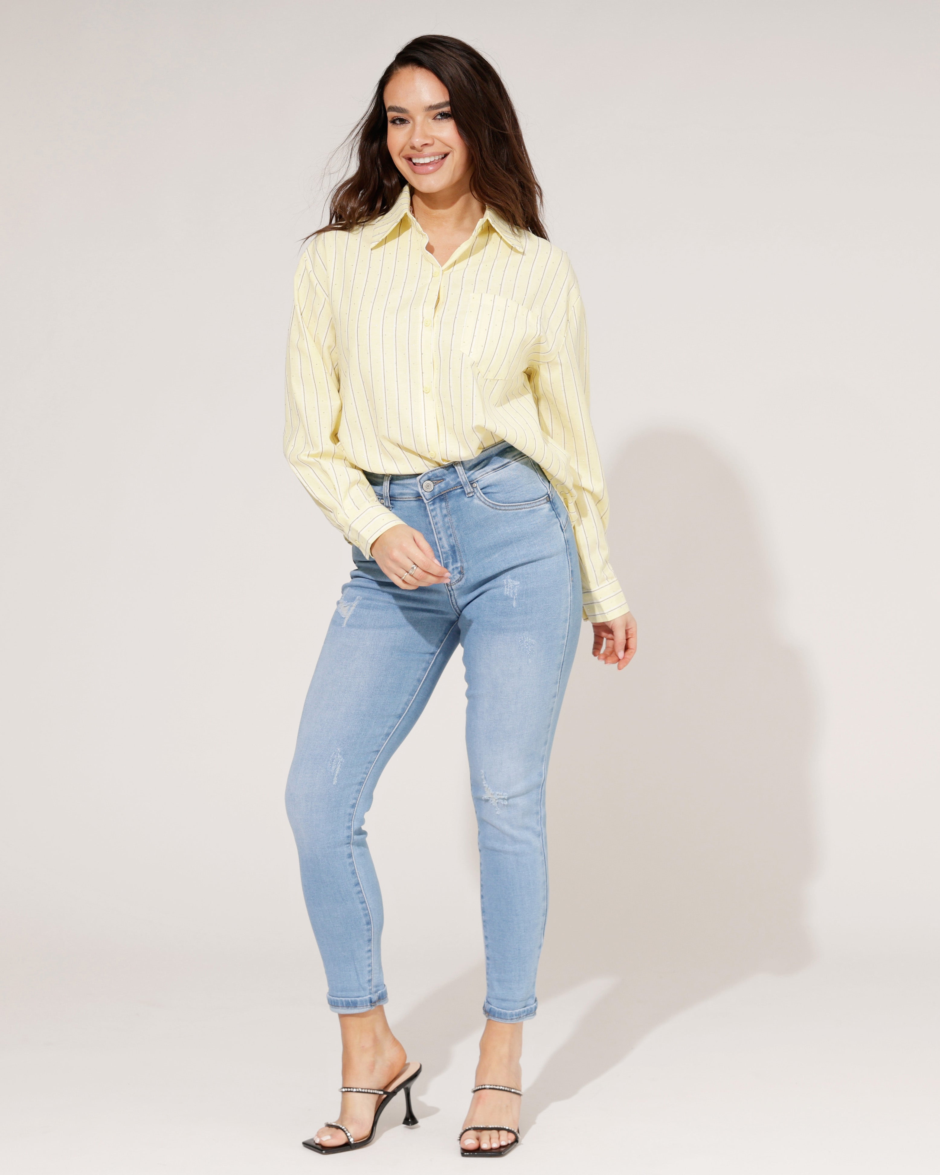 Redseventy | Skinny jeans Debbie Blauw