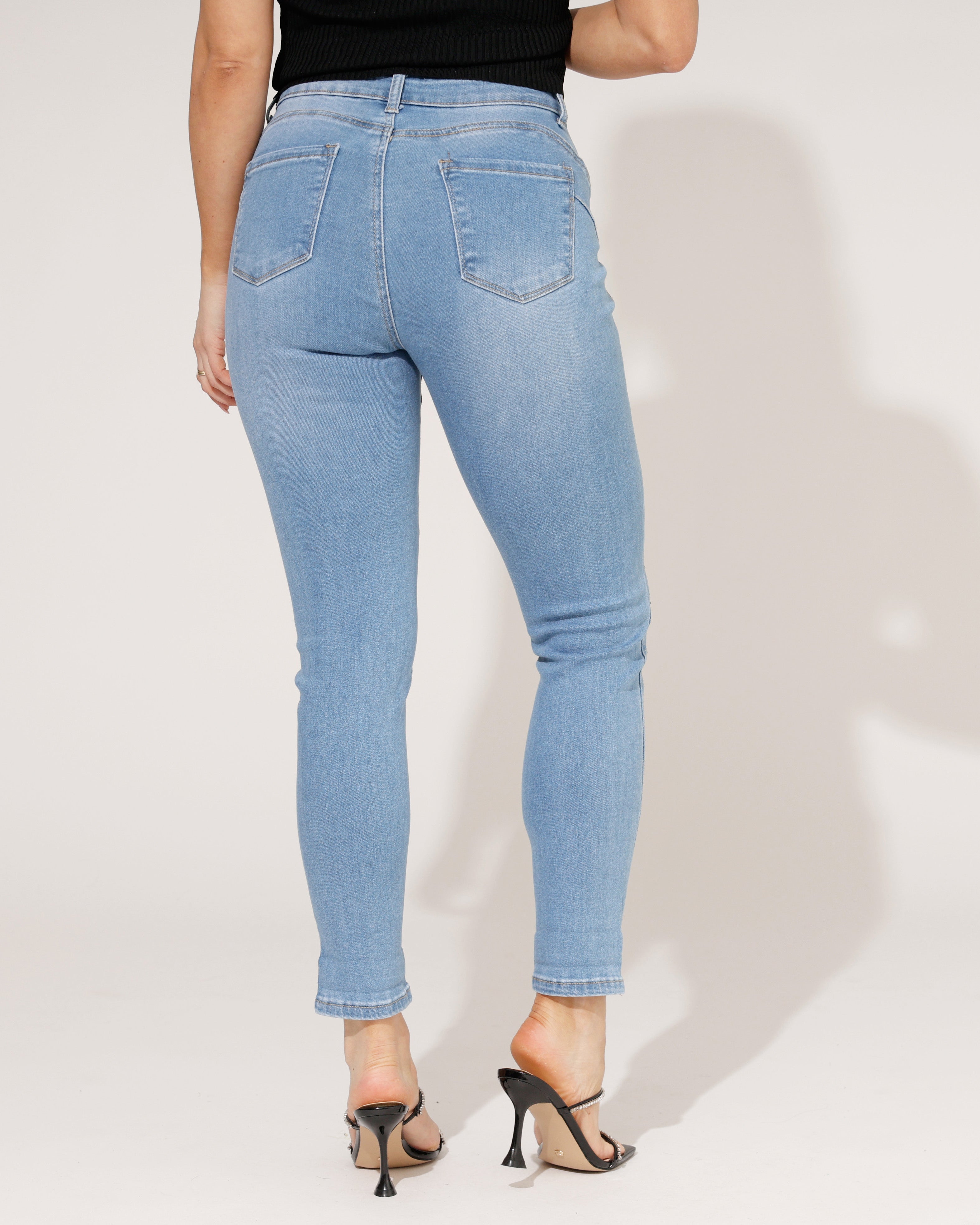 Redseventy | Skinny jeans Lela-16 Blauw