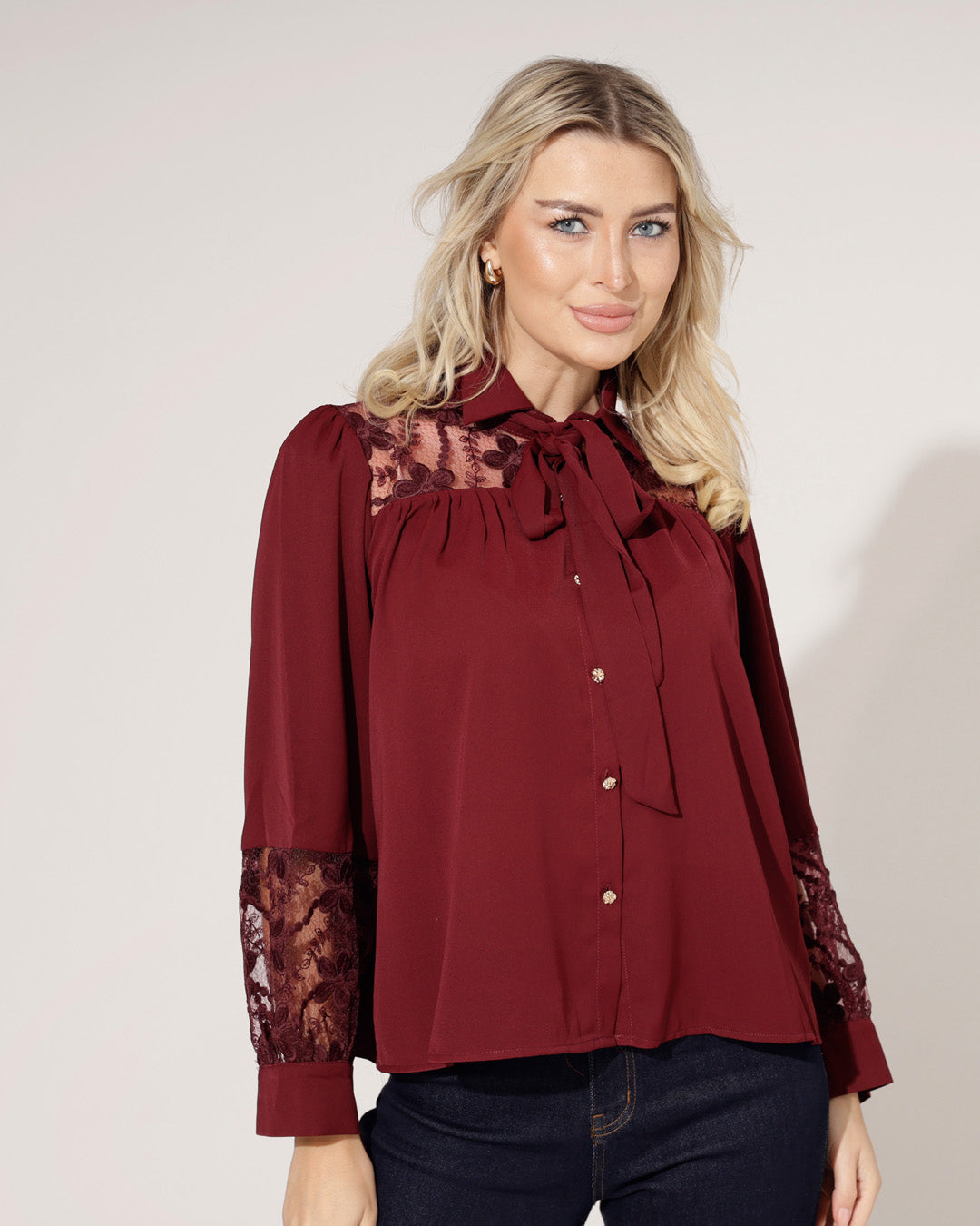 Blouse Besley Bordeaux