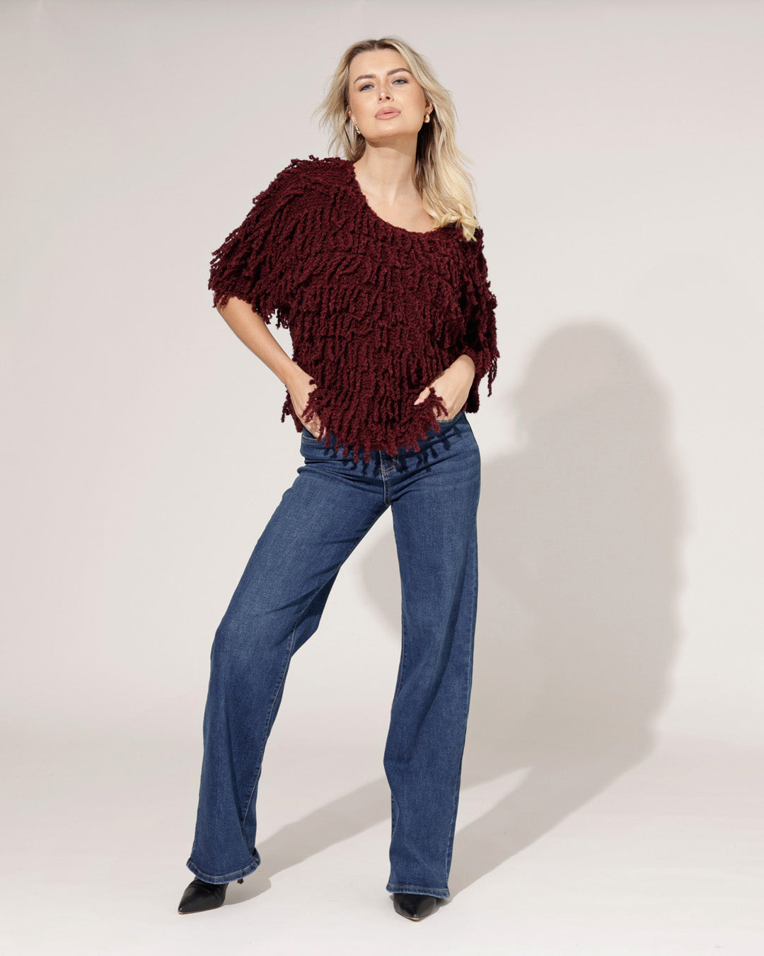 Goodies | Wide leg jeans TALL Rinske Donkerblauw