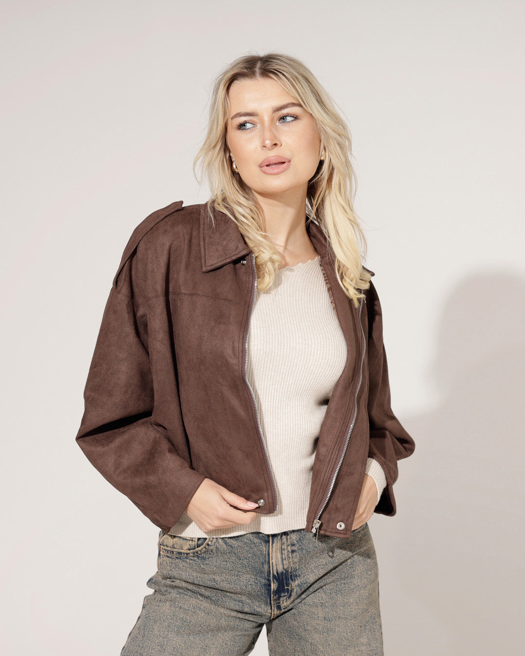 Jacket Kiki Donkerbruin