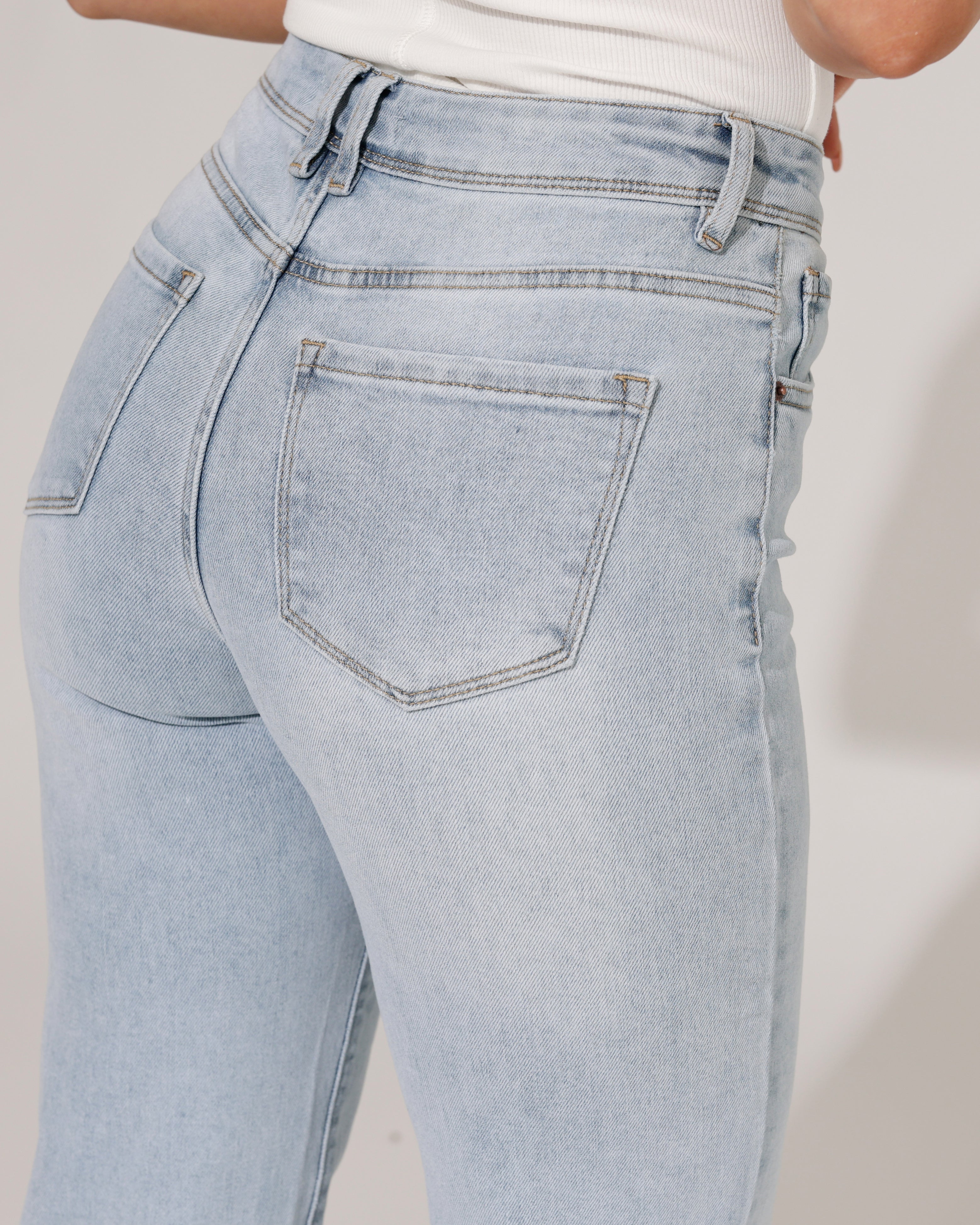 Norfy | Straight jeans Joline-1 Lichtblauw