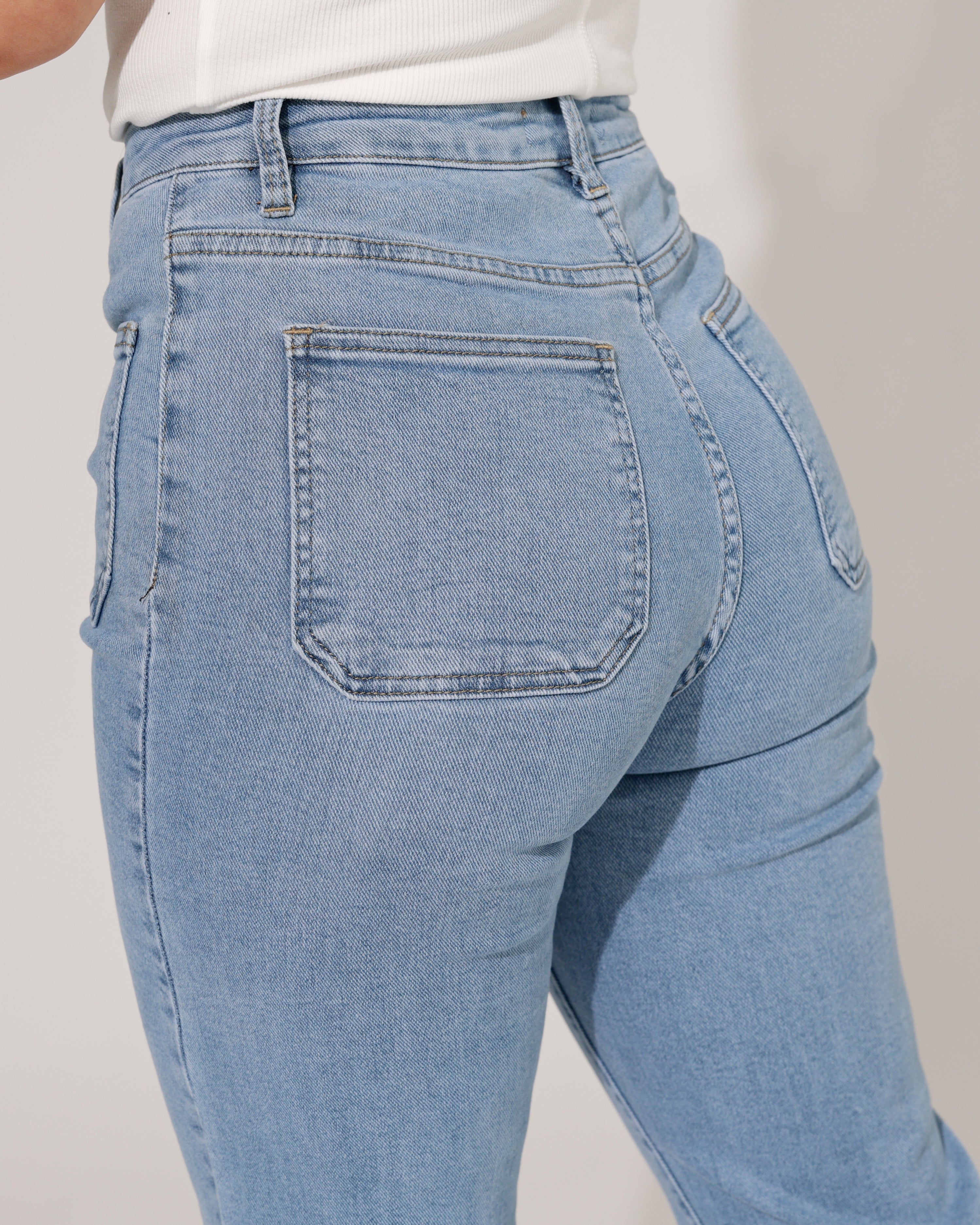 Folyrose | Wide leg jeans Jana-R Blauw