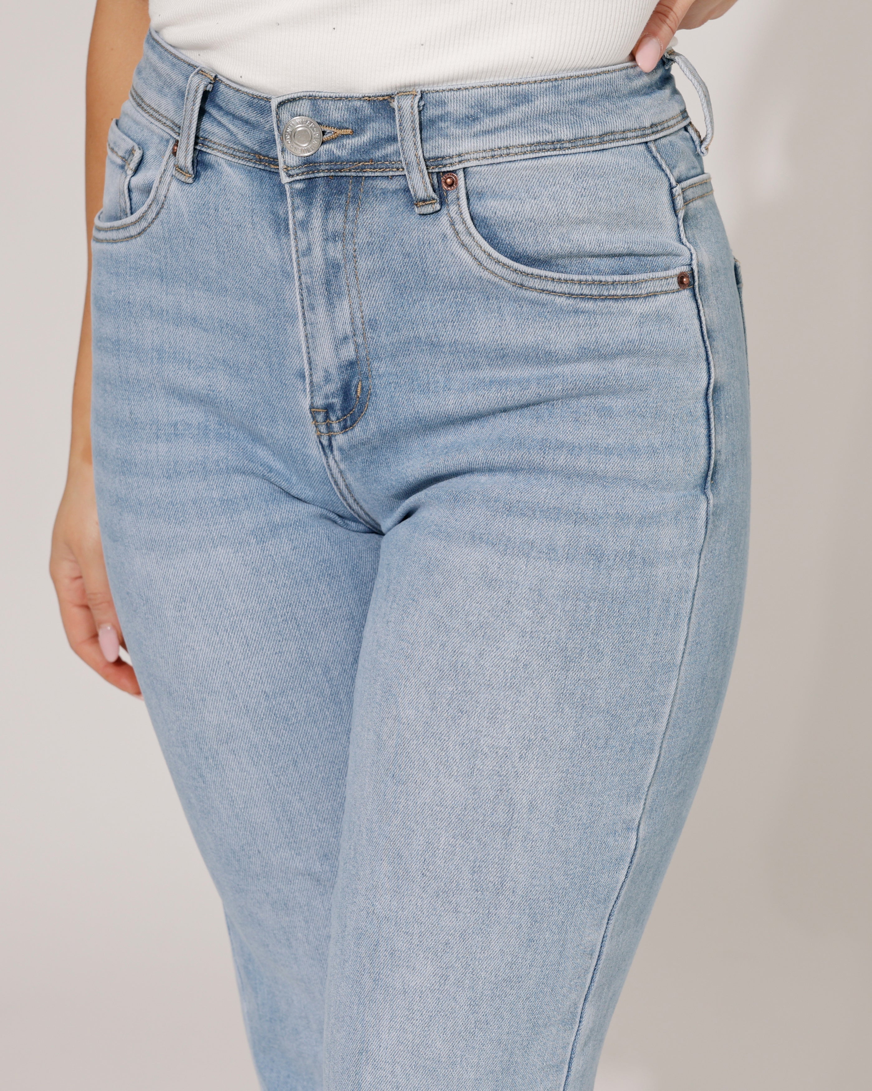 Norfy | Straight jeans Kimmie-1 Blauw