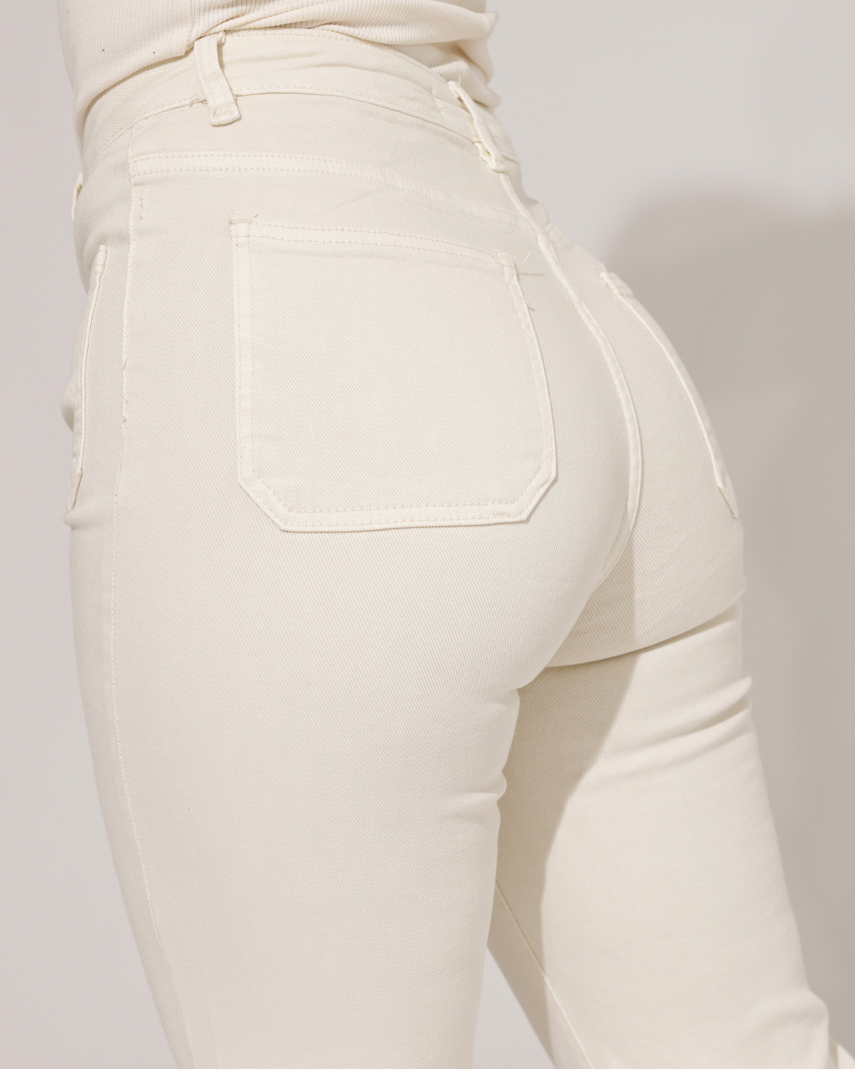 Folyrose | Wide leg jeans Jana-C Beige