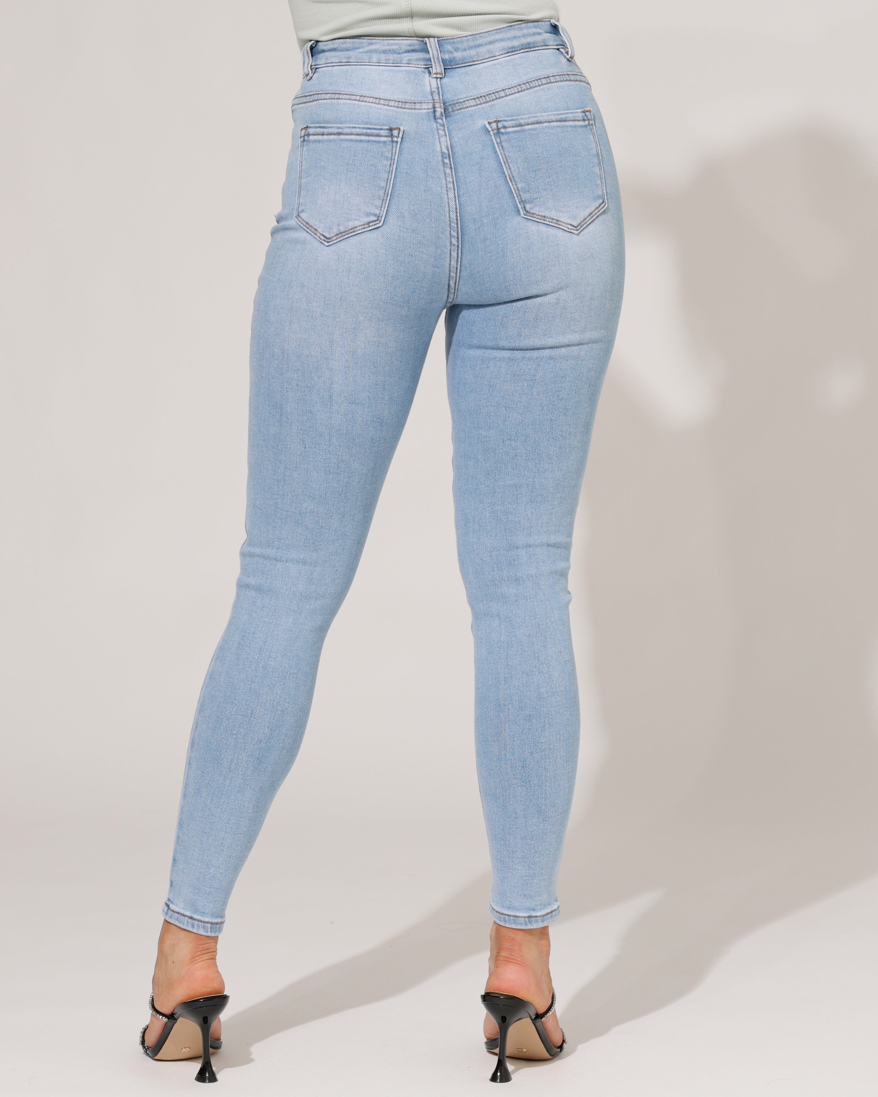 VS Miss | Skinny jeans, high waist Mila Blauw
