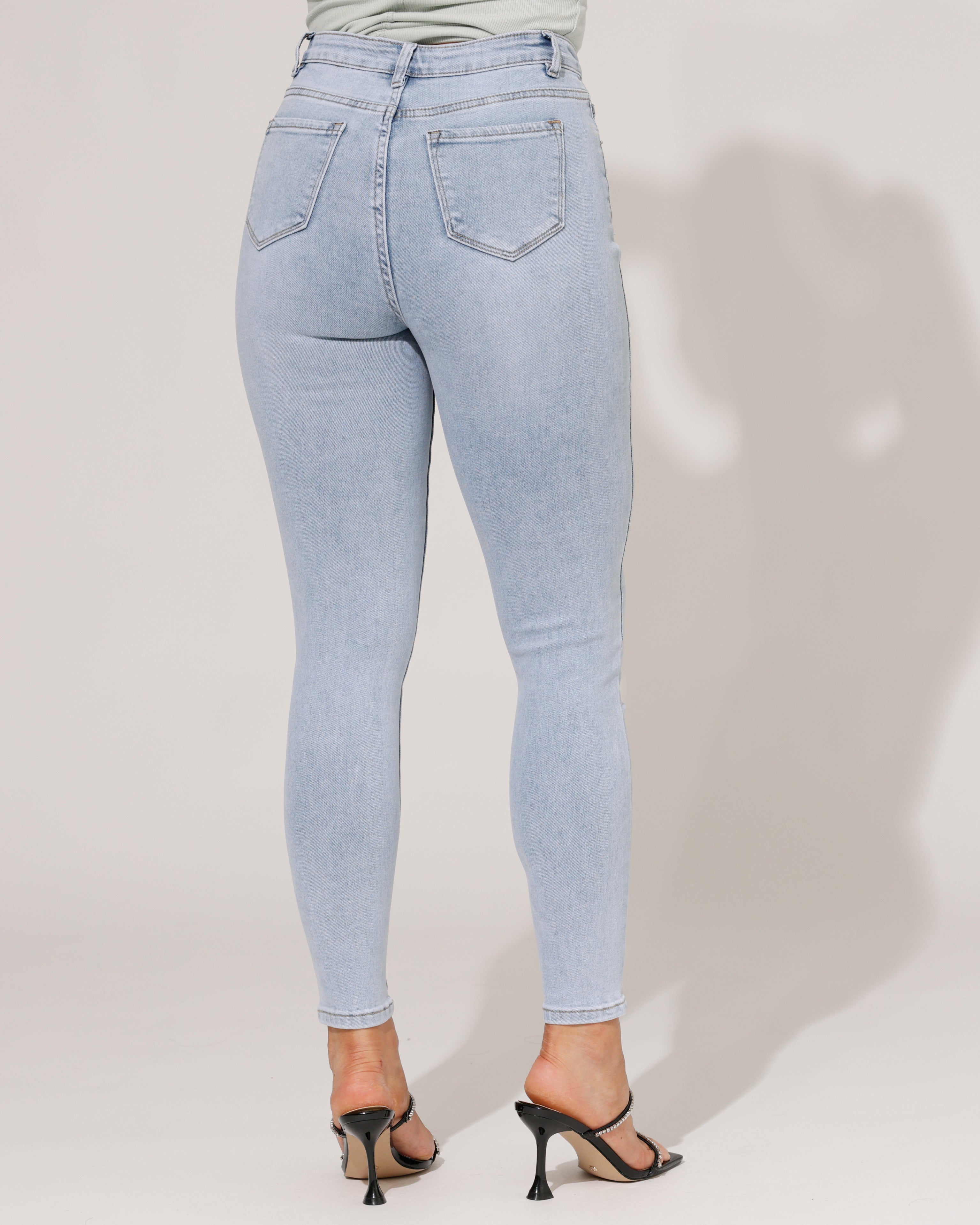 VS Miss | Skinny jeans, high waist Zoe Lichtblauw