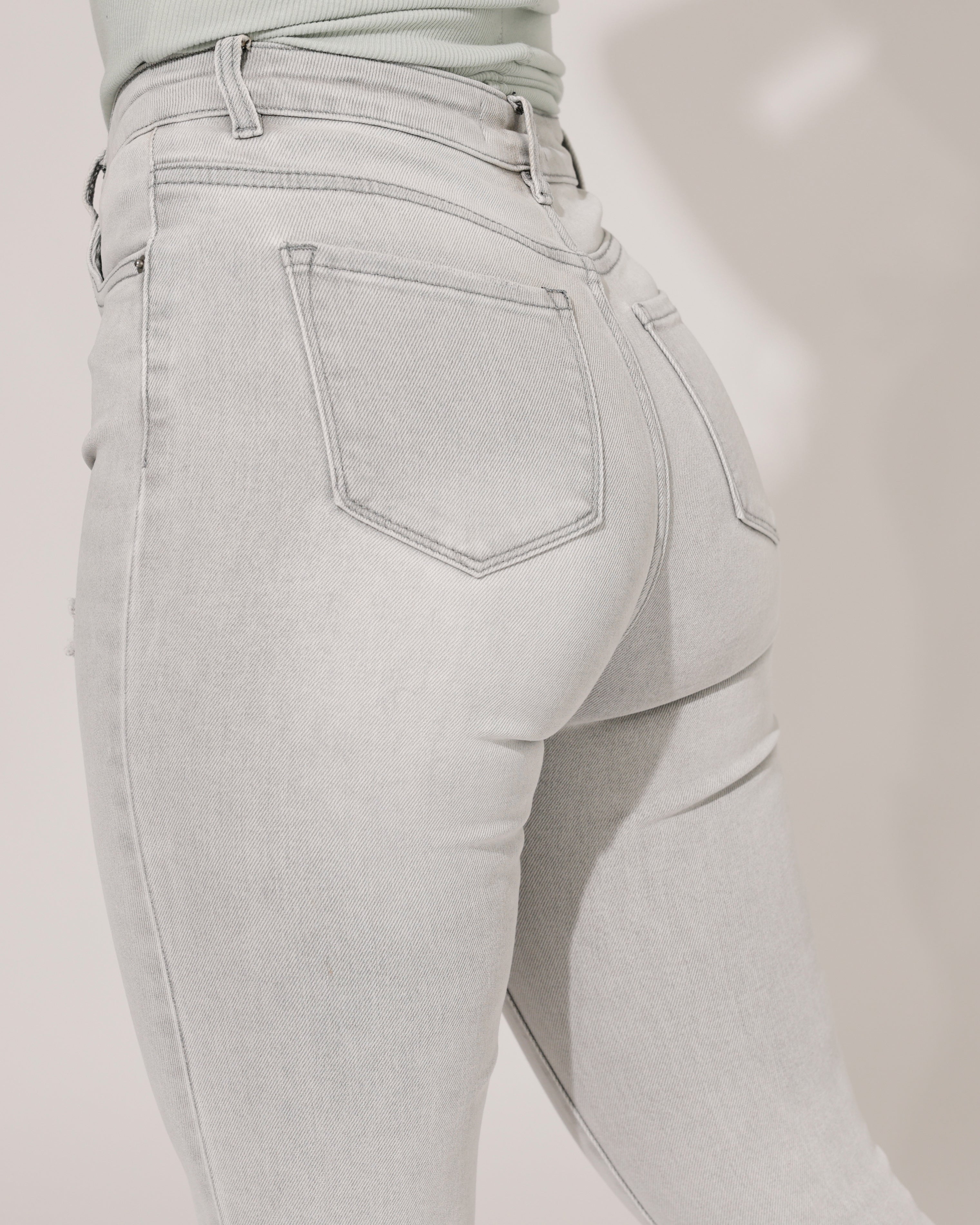 VS Miss | Skinny jeans, high waist Fem Grijs