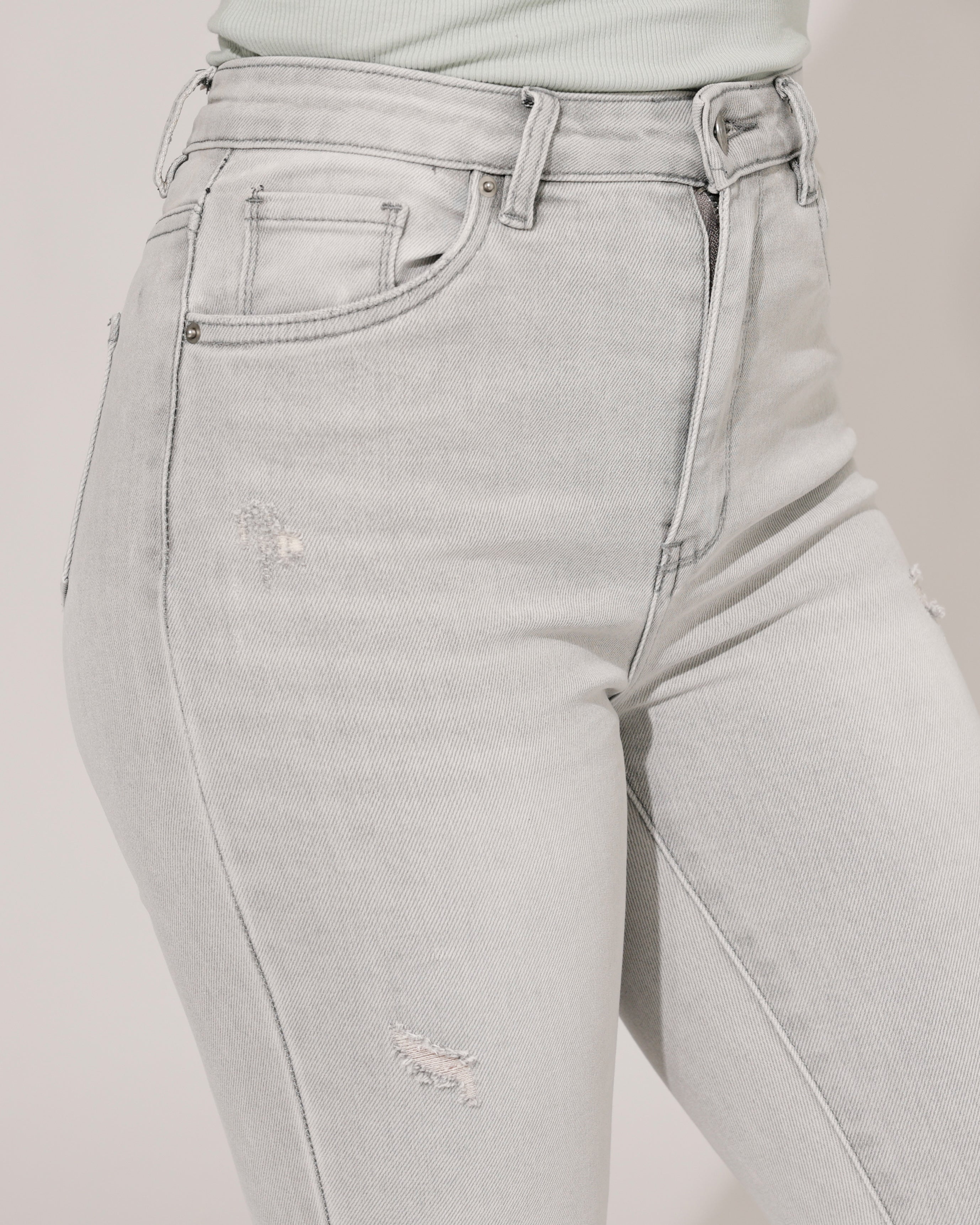 VS Miss | Skinny jeans, high waist Fem Grijs