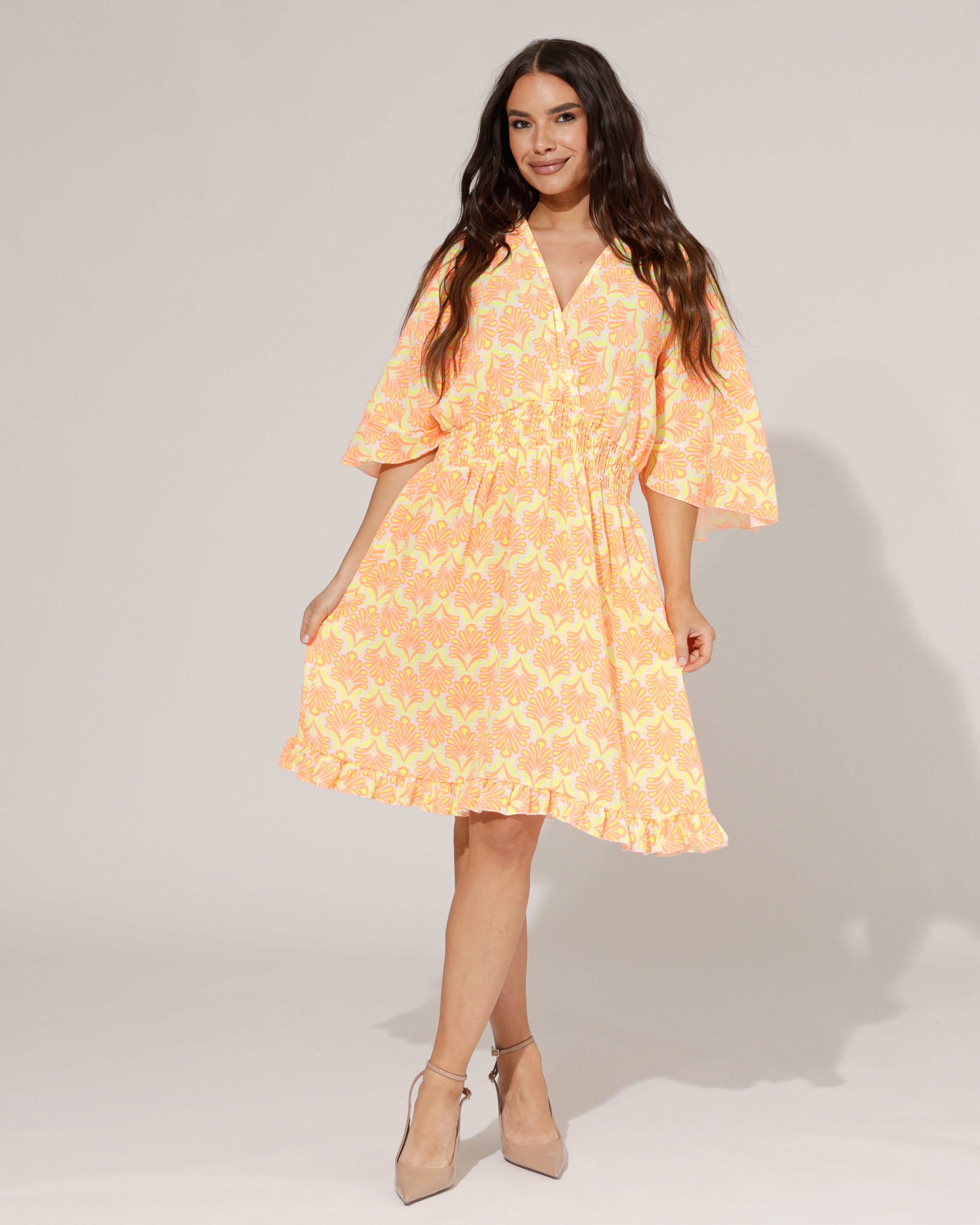 Jurk Selly Geel