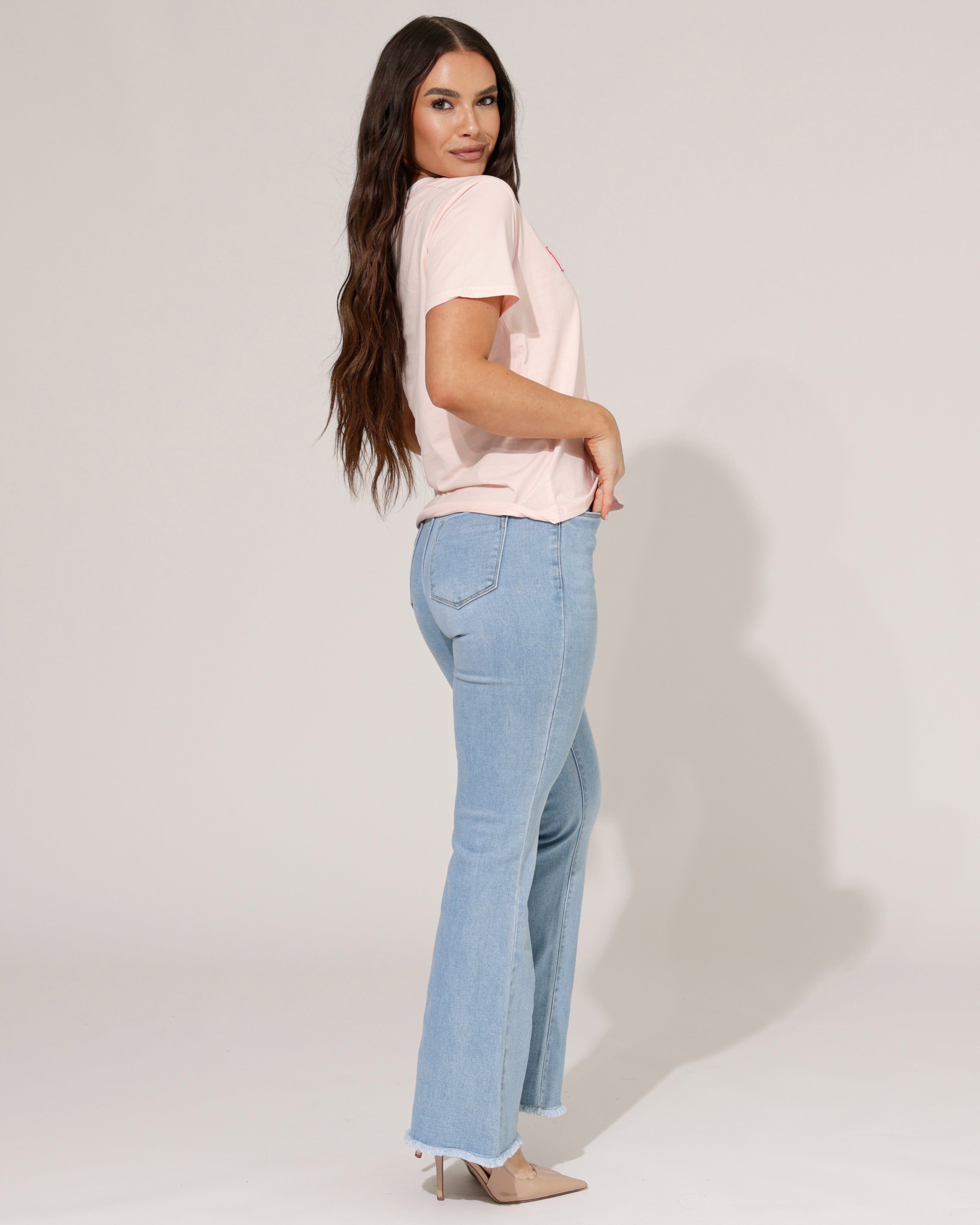 VS Miss | Flared jeans Zela Blauw