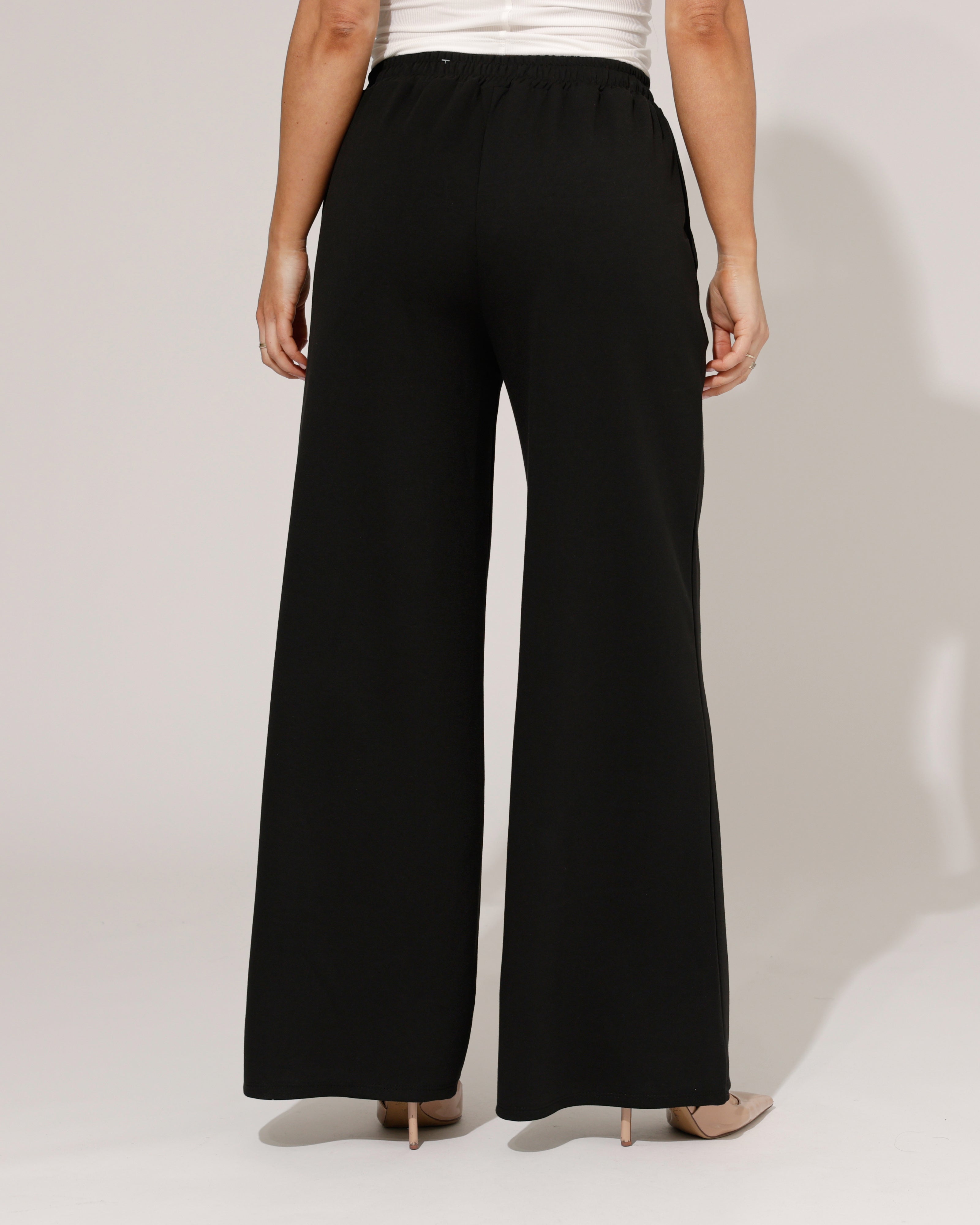 Wijde broek Mira Zwart