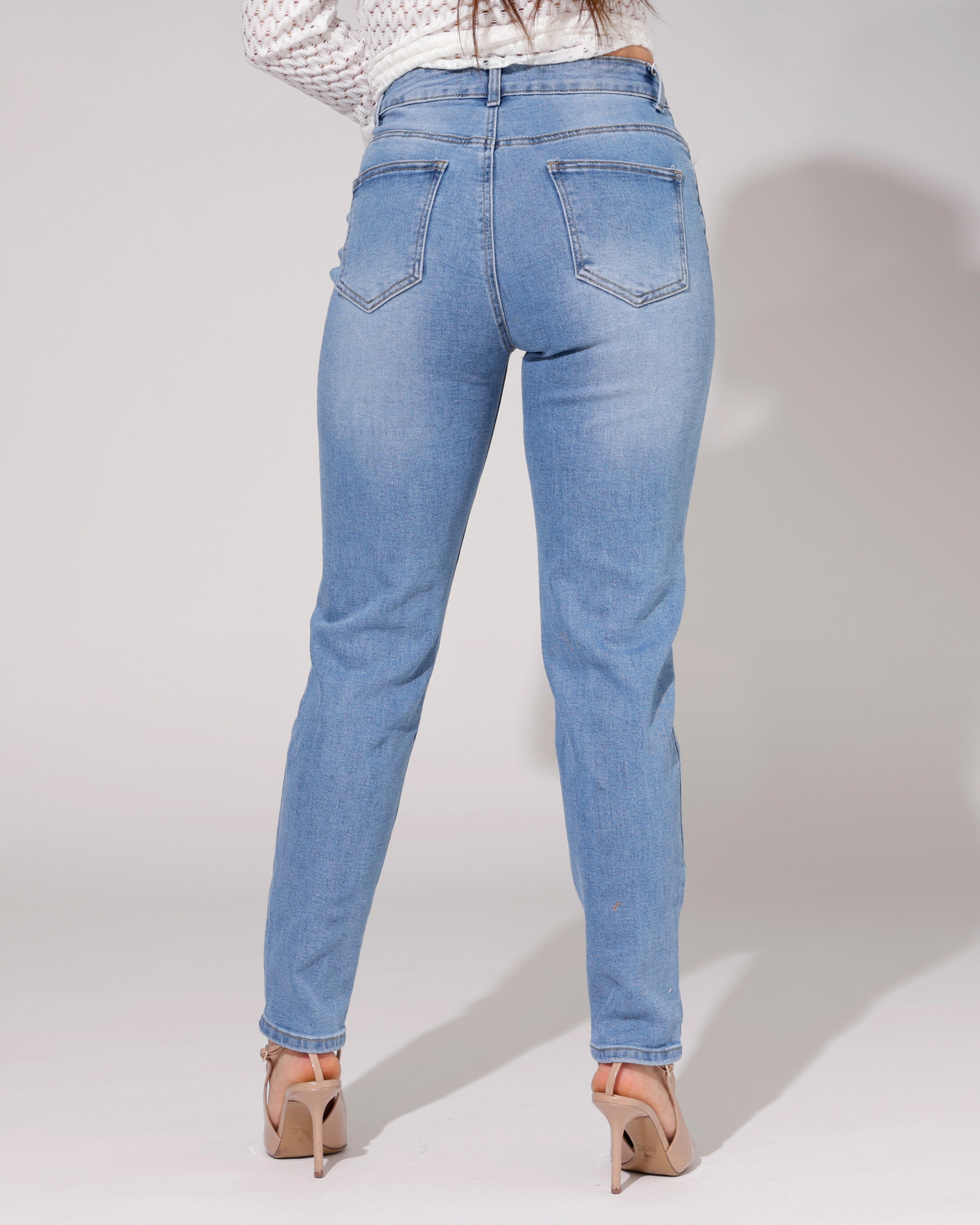 Goodies | Mom jeans Mabel Blauw