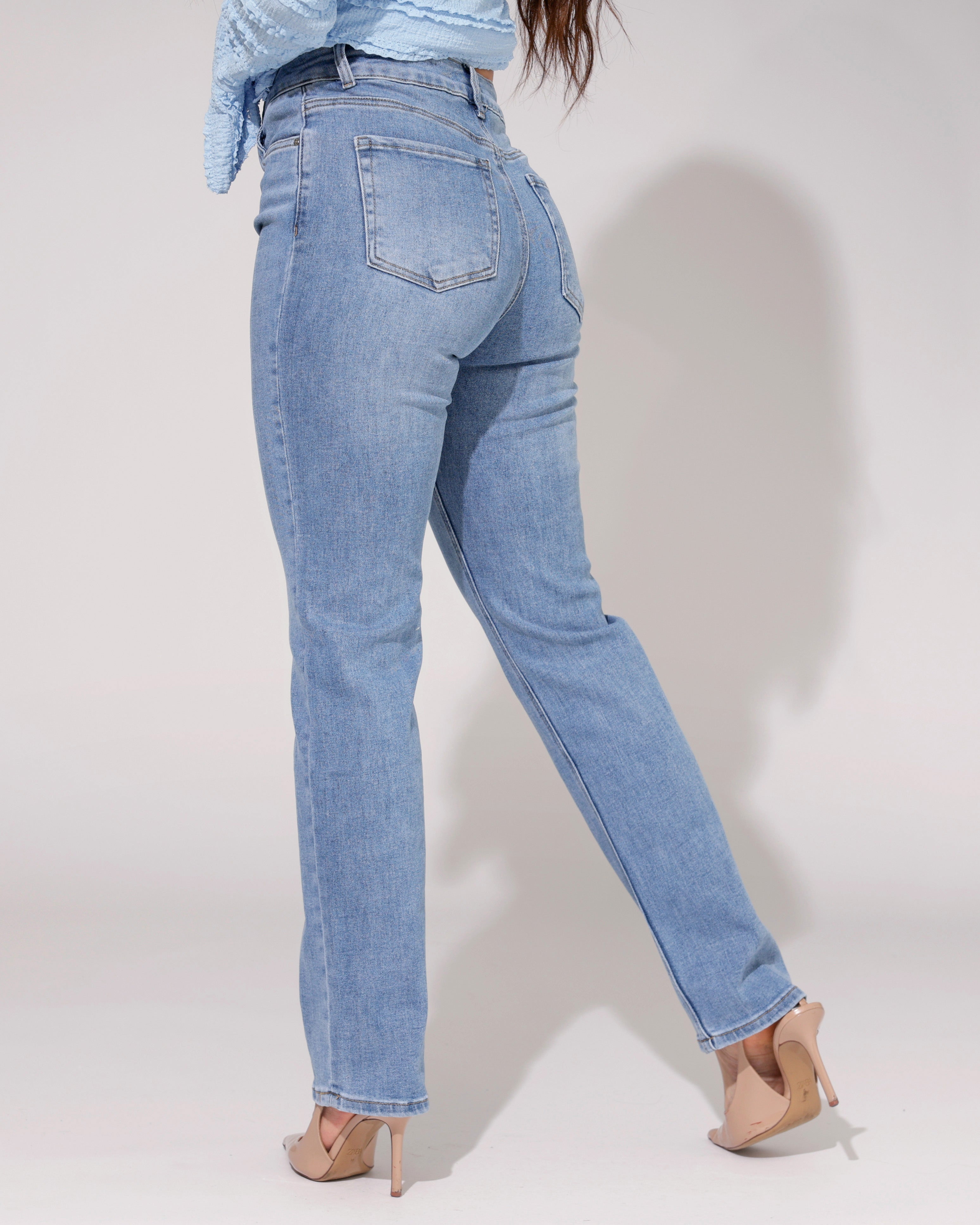 Goodies | Straight jeans Reza Blauw