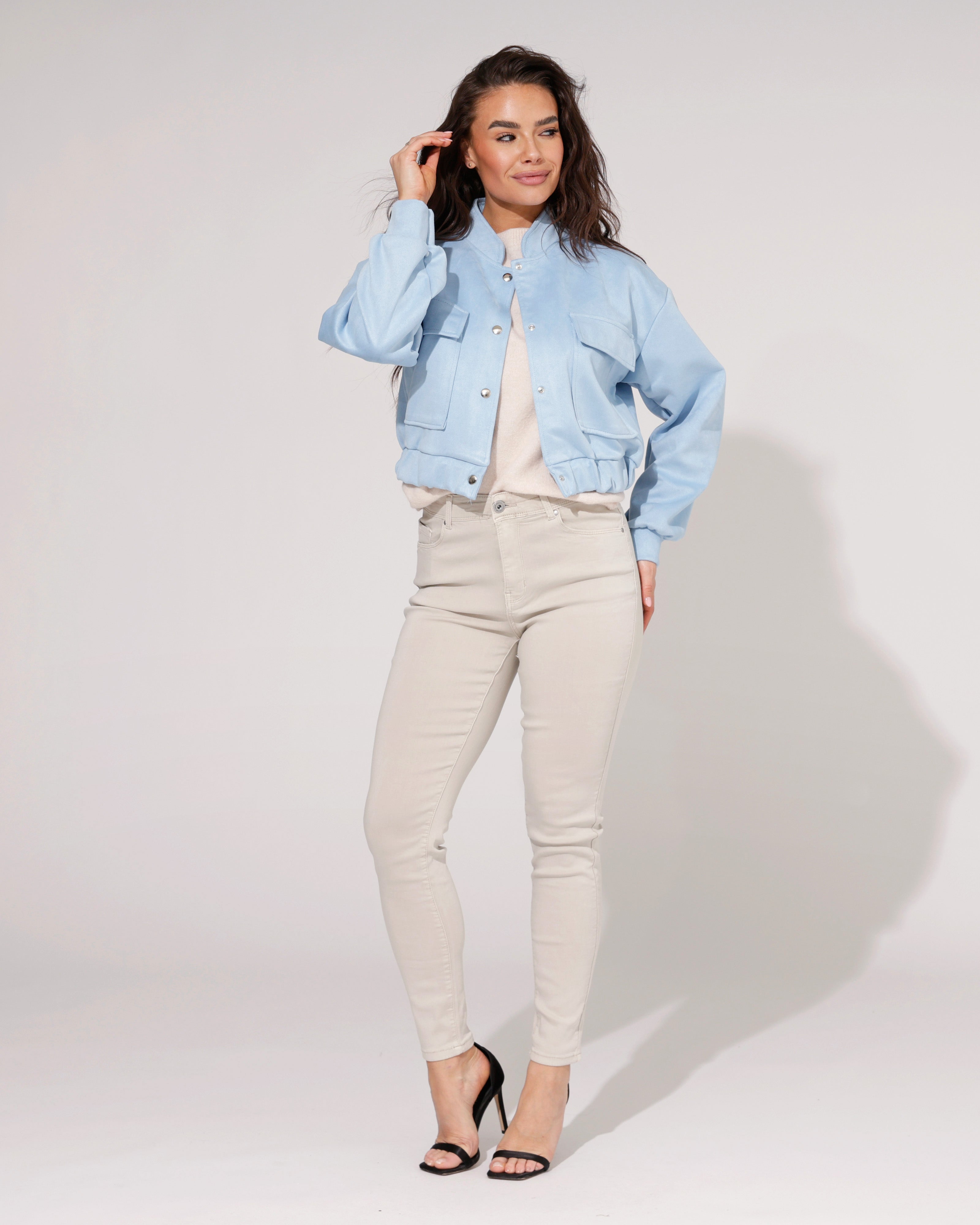 Goodies | Skinny jeans Lou-12 Beige