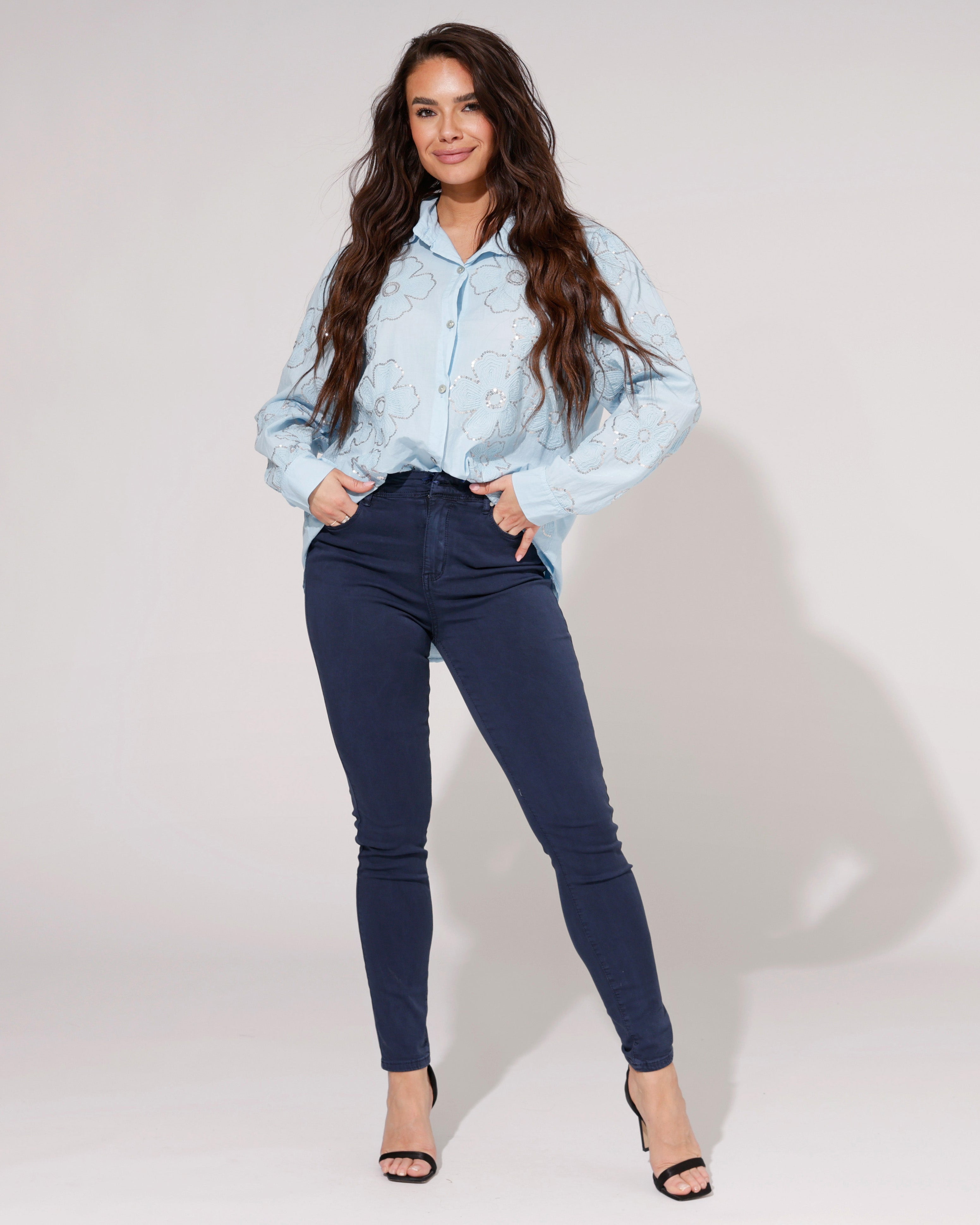 Goodies | Skinny jeans Lou-20 Blauw
