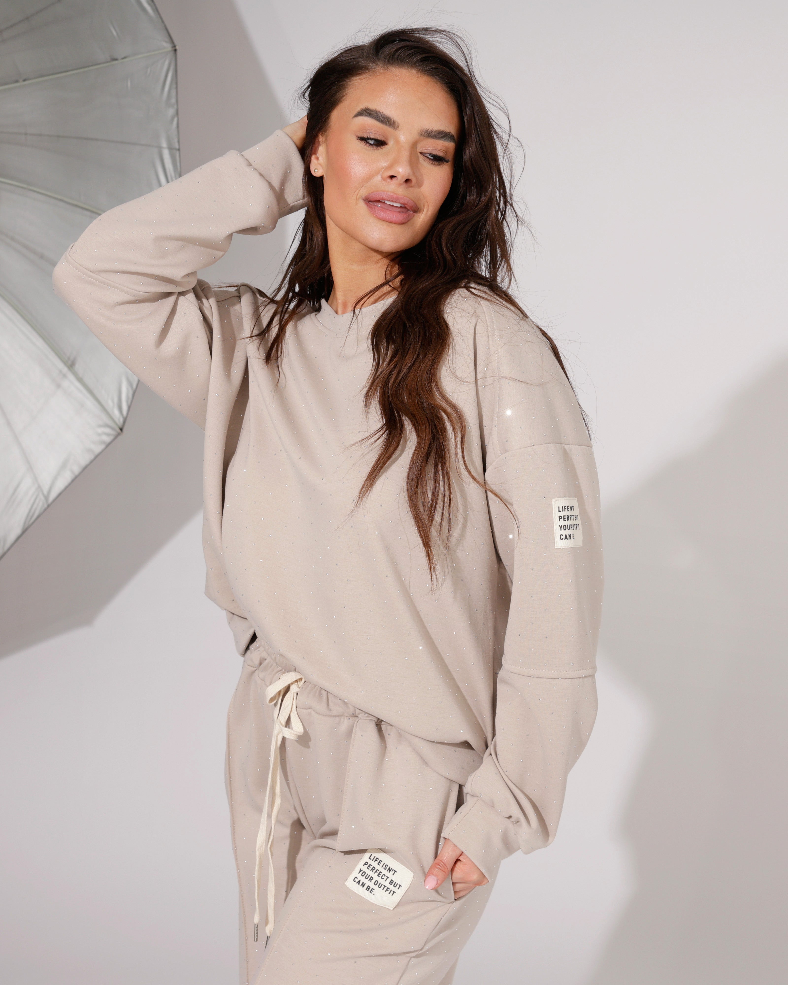 Huispak isn't Perfect met Glitters Beige