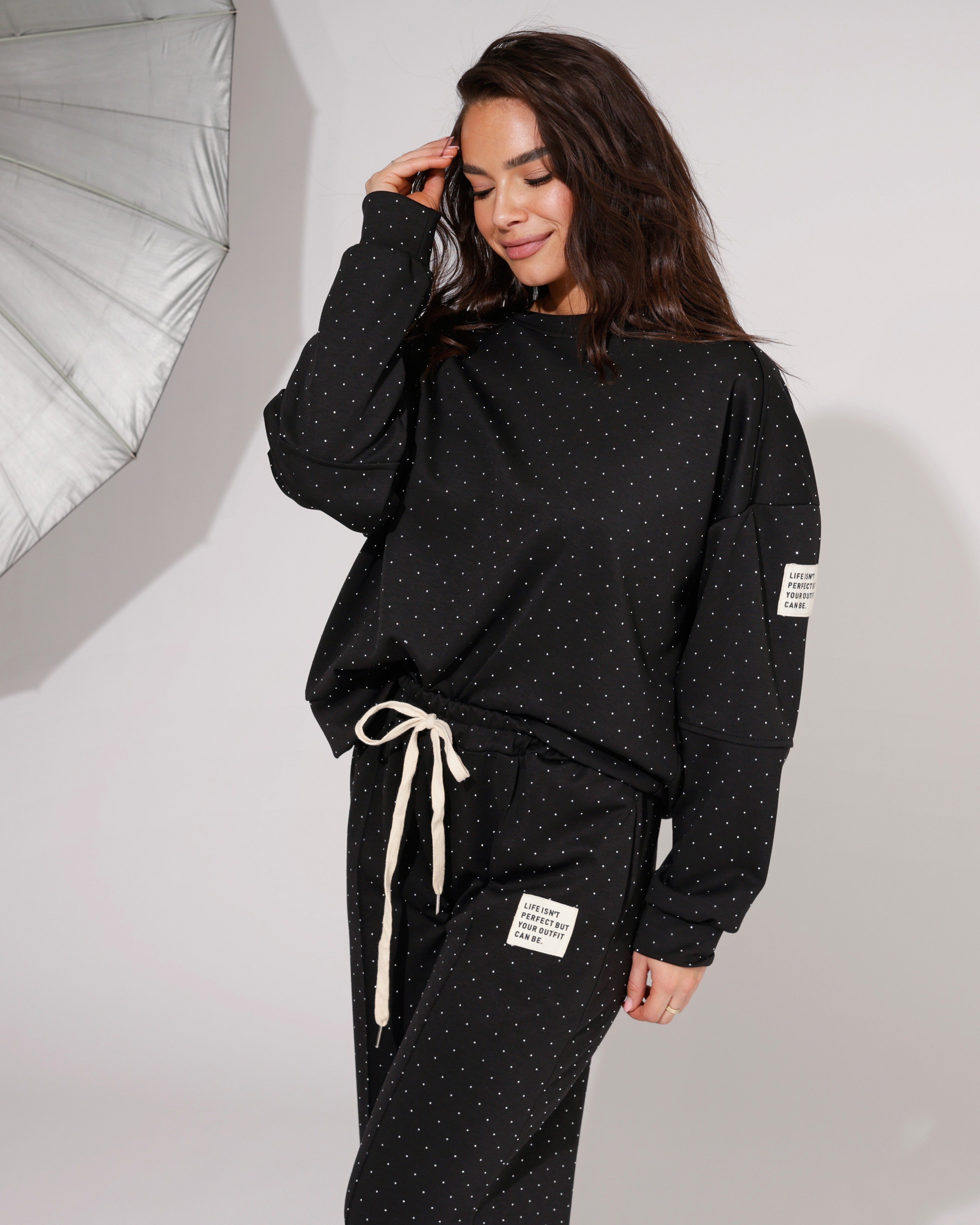 Huispak isn't Perfect met Glitters Zwart