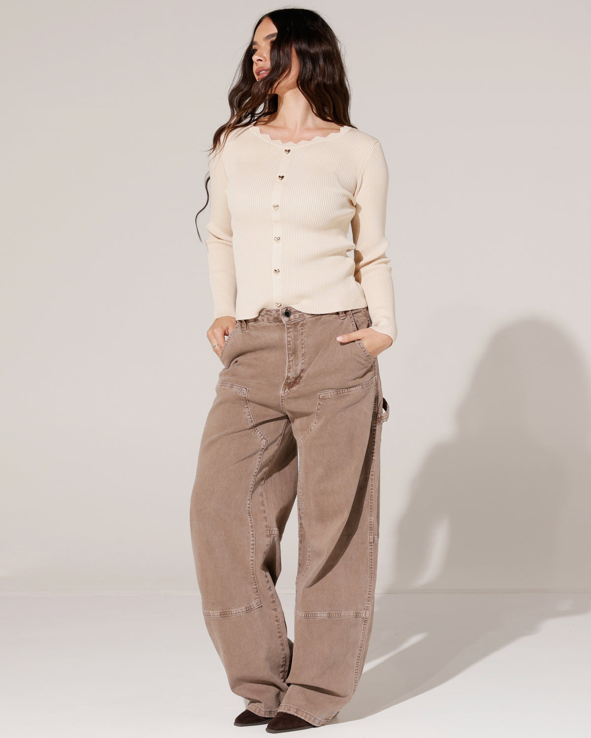 SeeSee Paris | Barrel jeans Macey TALL Bruin