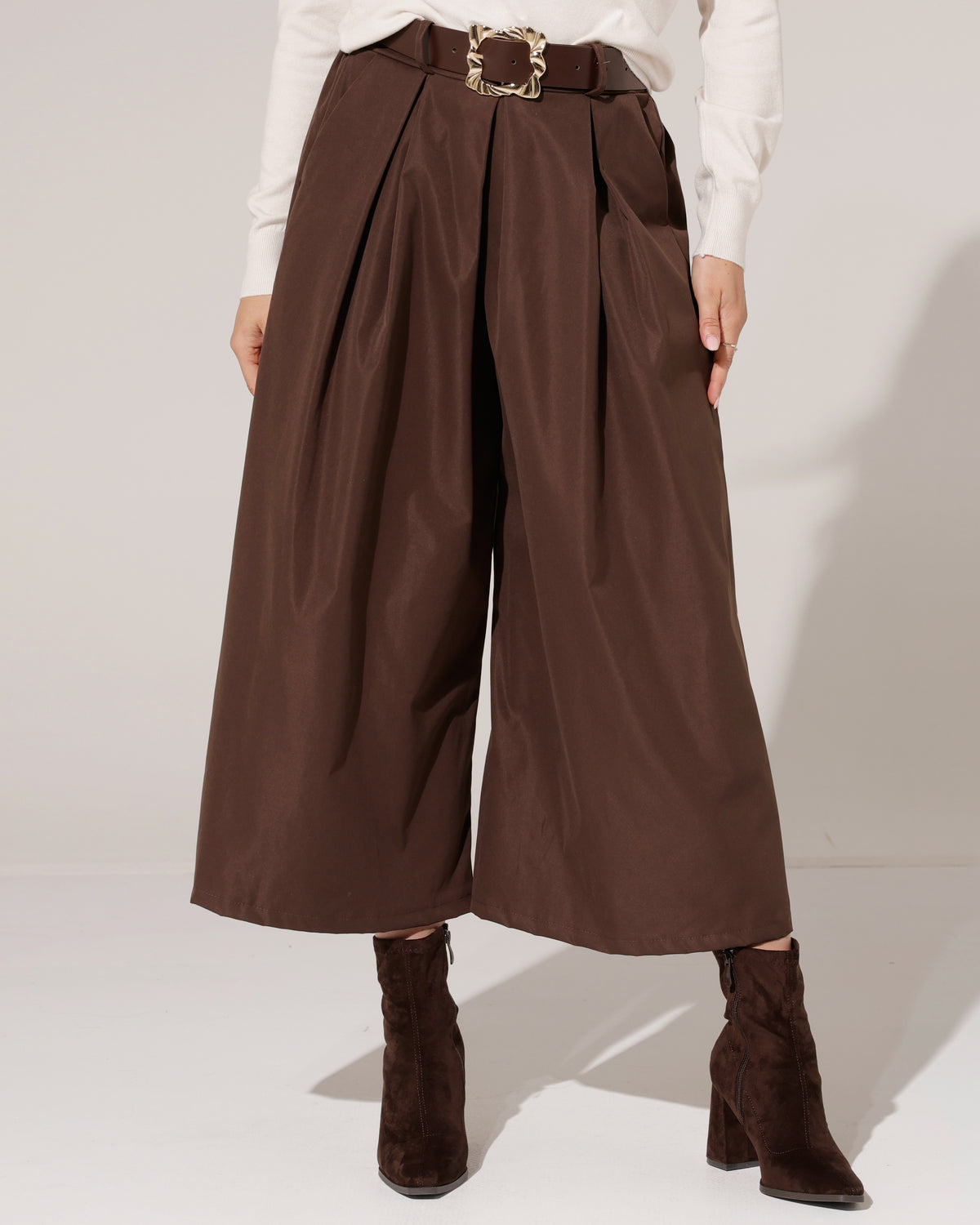 Culotte pantalon met riem Lynn Bruin