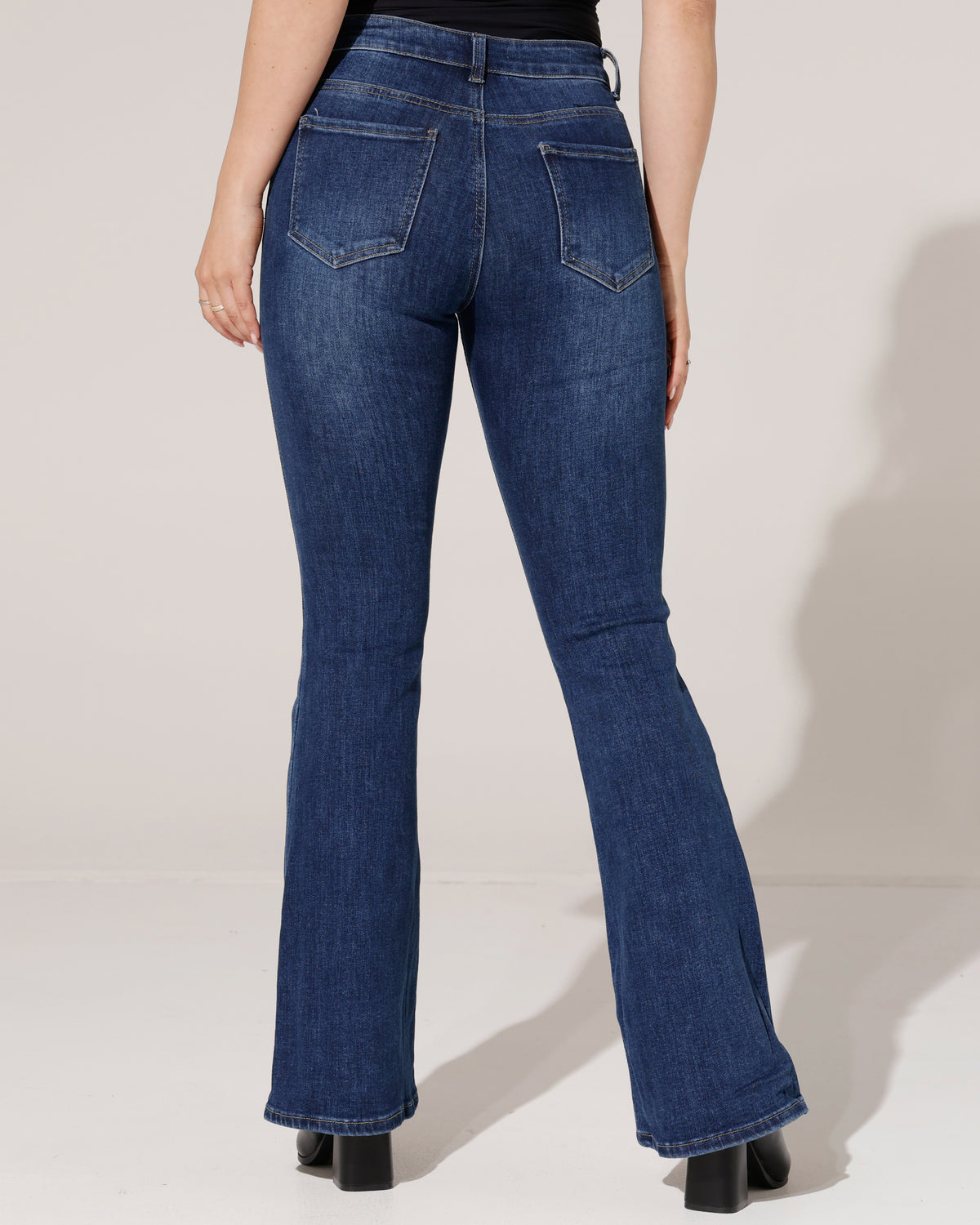 Goodies | Flared jeans Cindy Donkerblauw