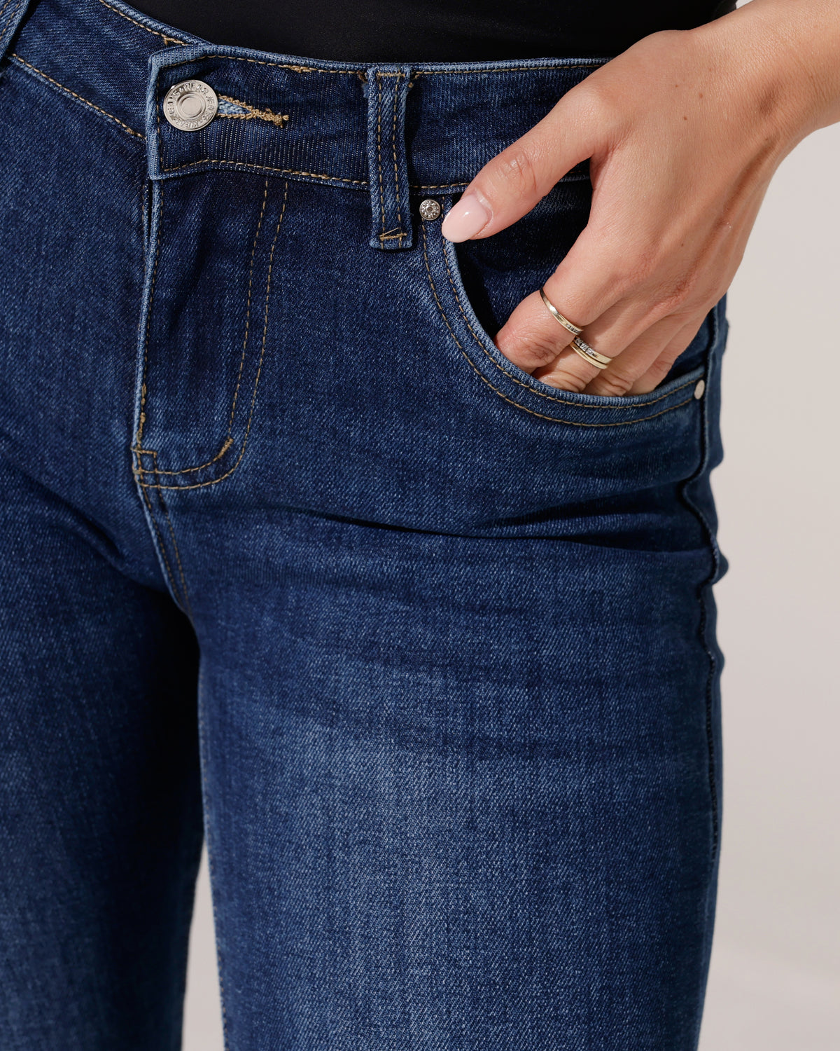 Goodies | Flared jeans Cindy Donkerblauw