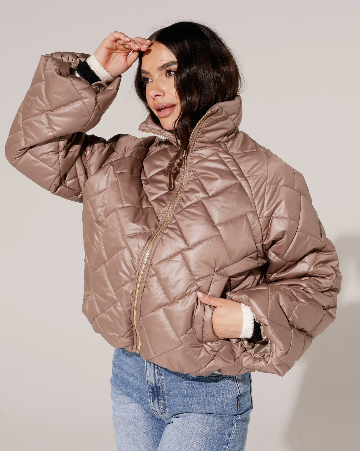 Tussenjacket Minny Bruin