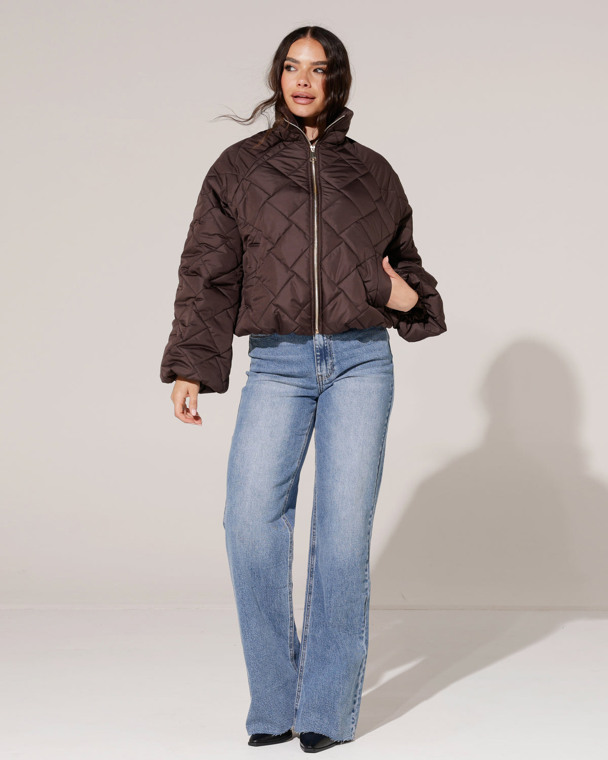Tussenjacket Minny Donkerbruin