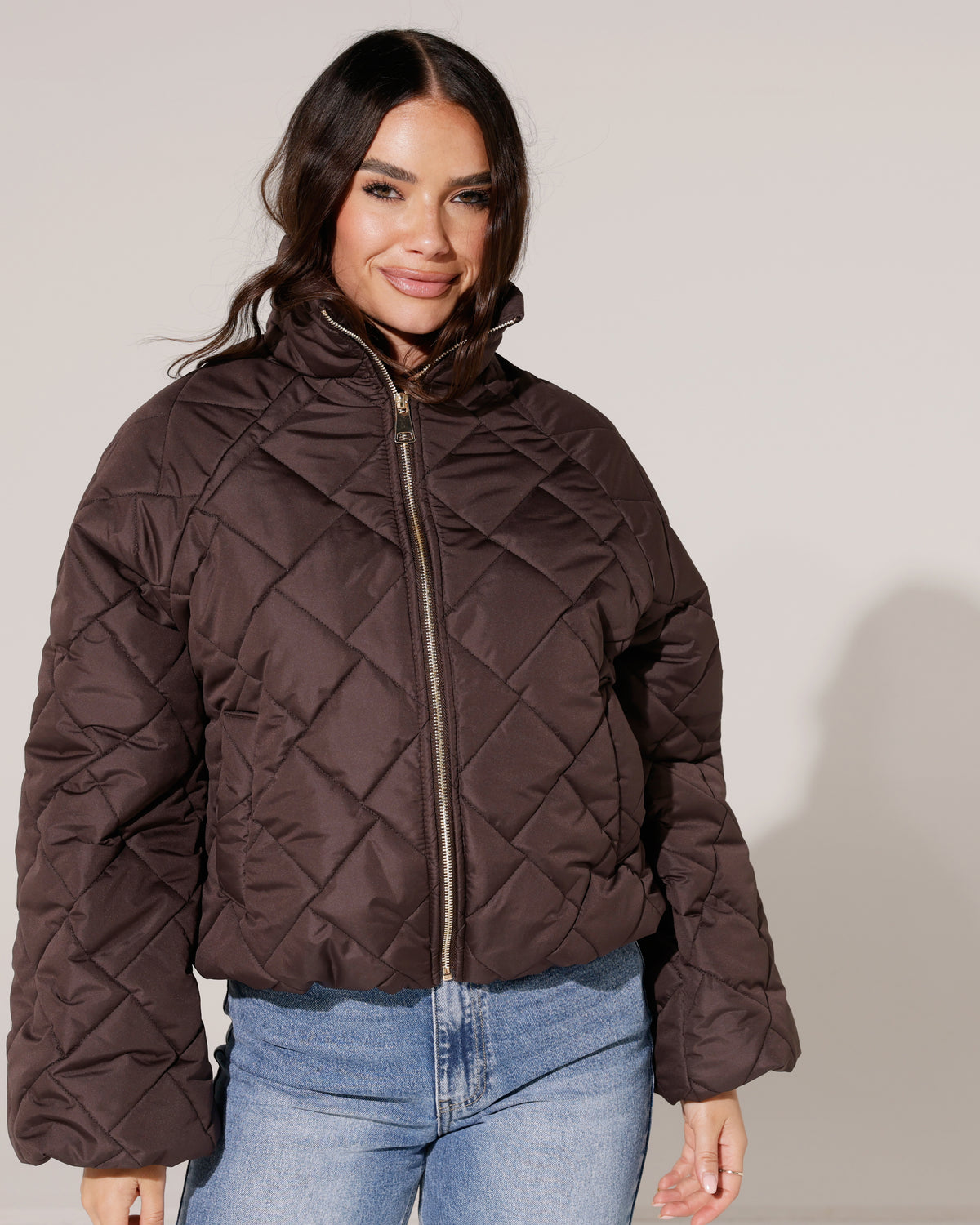 Tussenjacket Minny Donkerbruin
