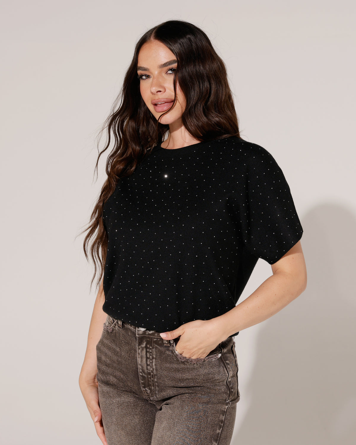 Top met glitters Kim Zwart