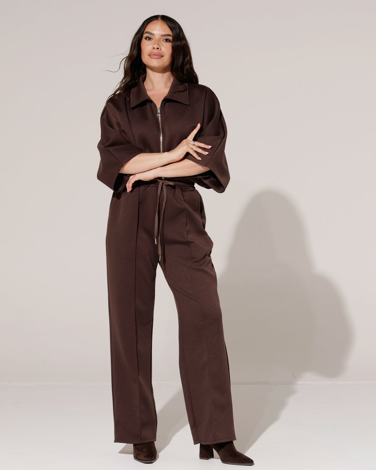 Co-ord set Luna Donkerbruin