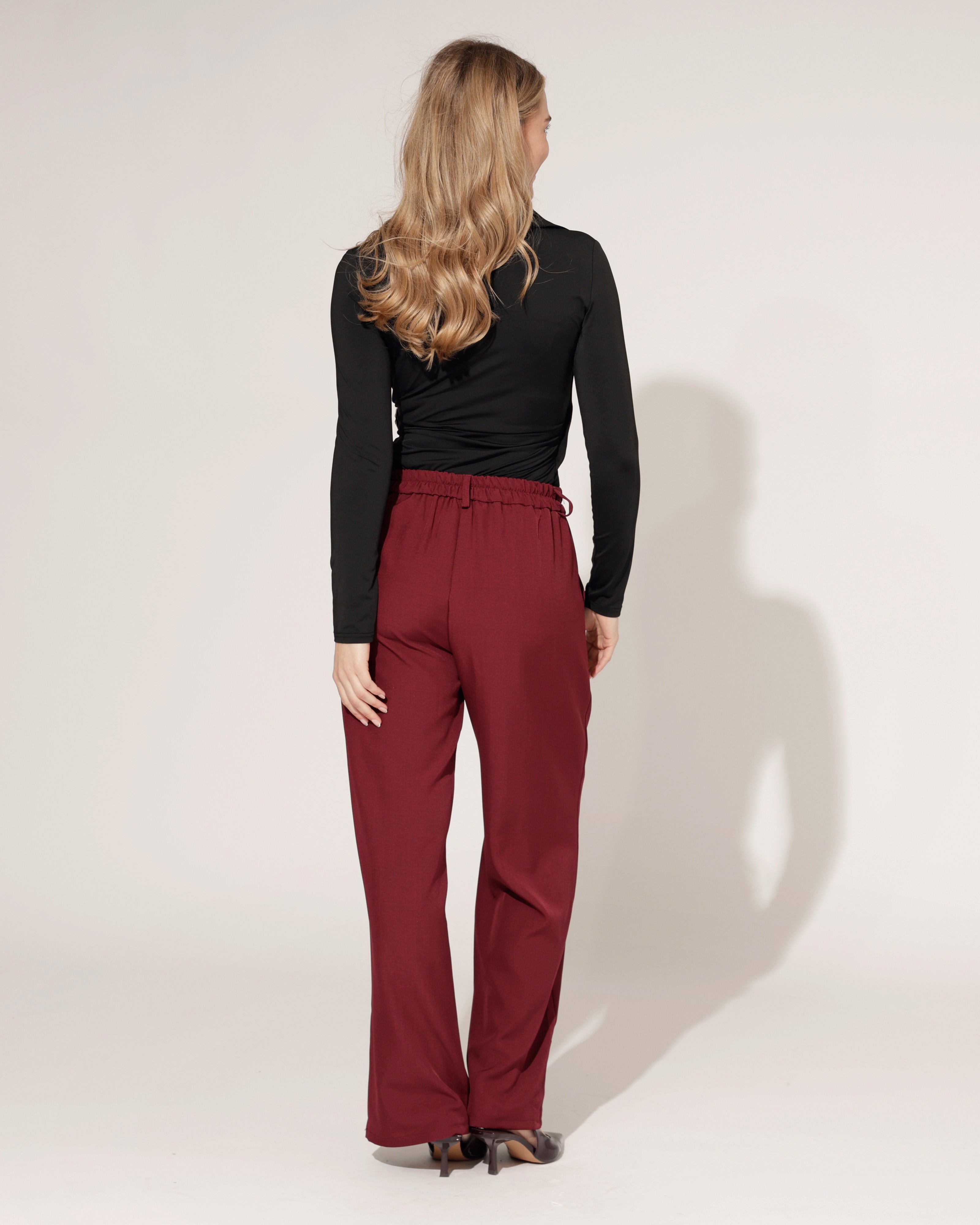 Pantalon Vivie Bordeaux