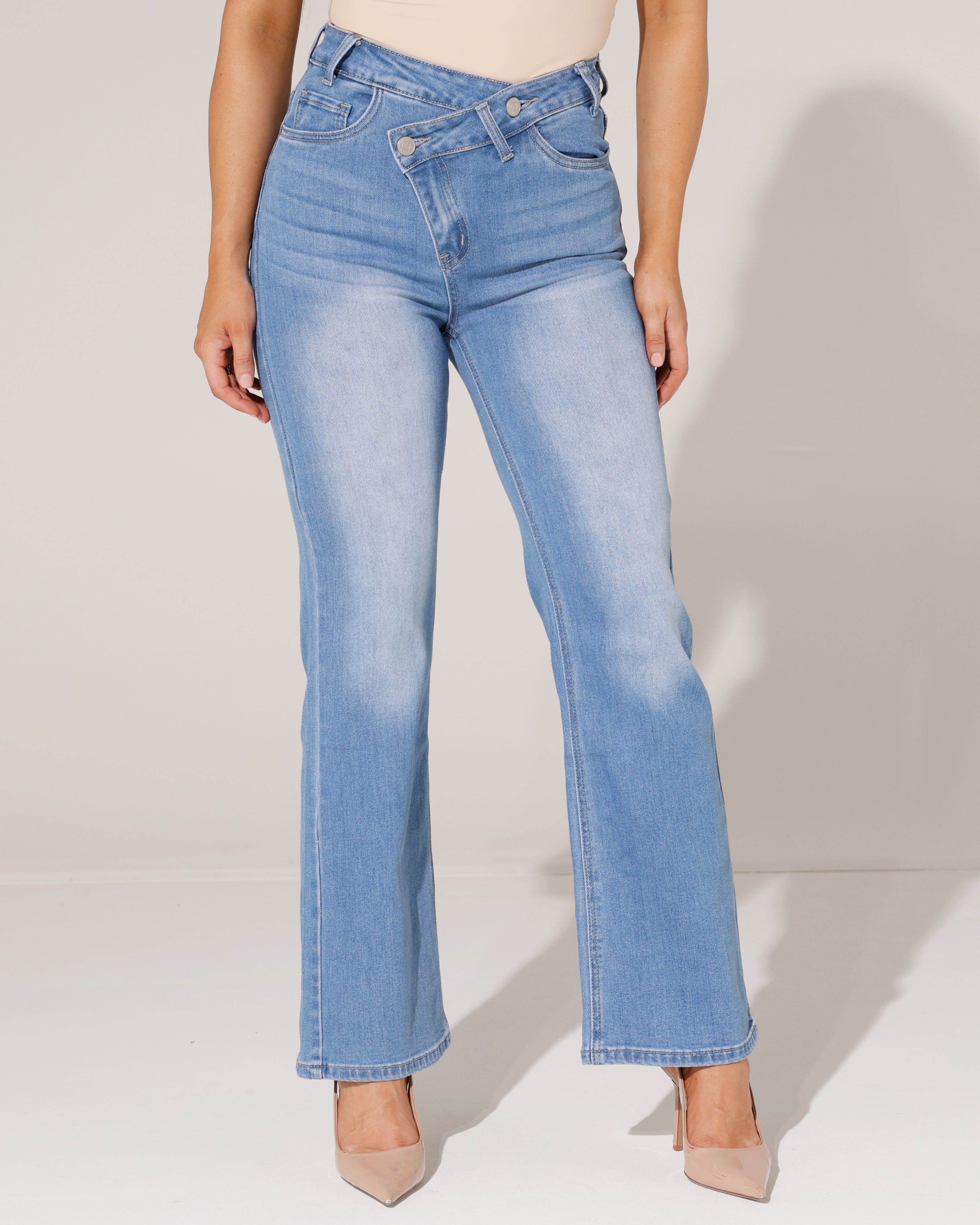 Redseventy | Wide leg jeans Wendey-16 Lichtblauw