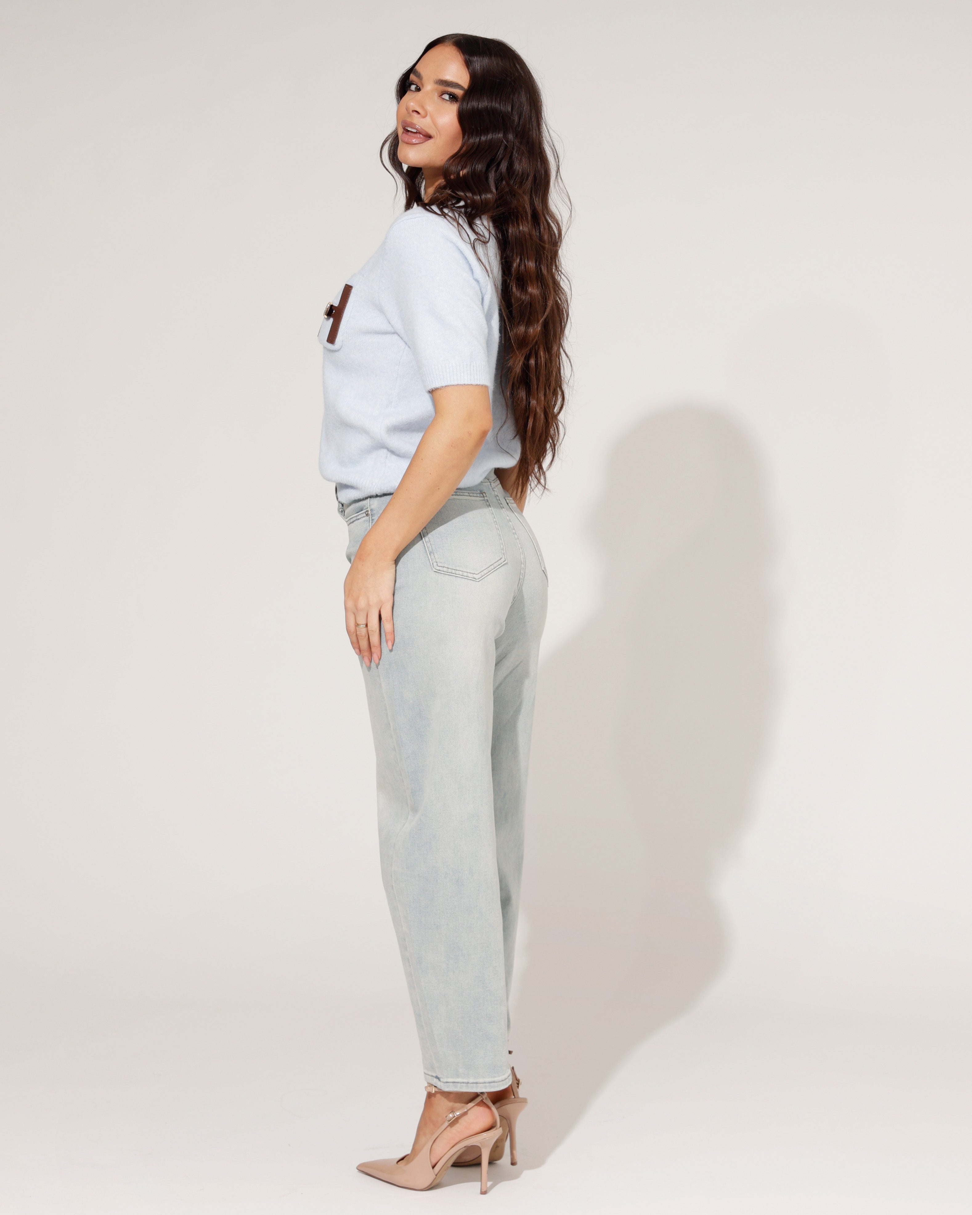 Hello Miss | Barrel jeans Joney Blauw