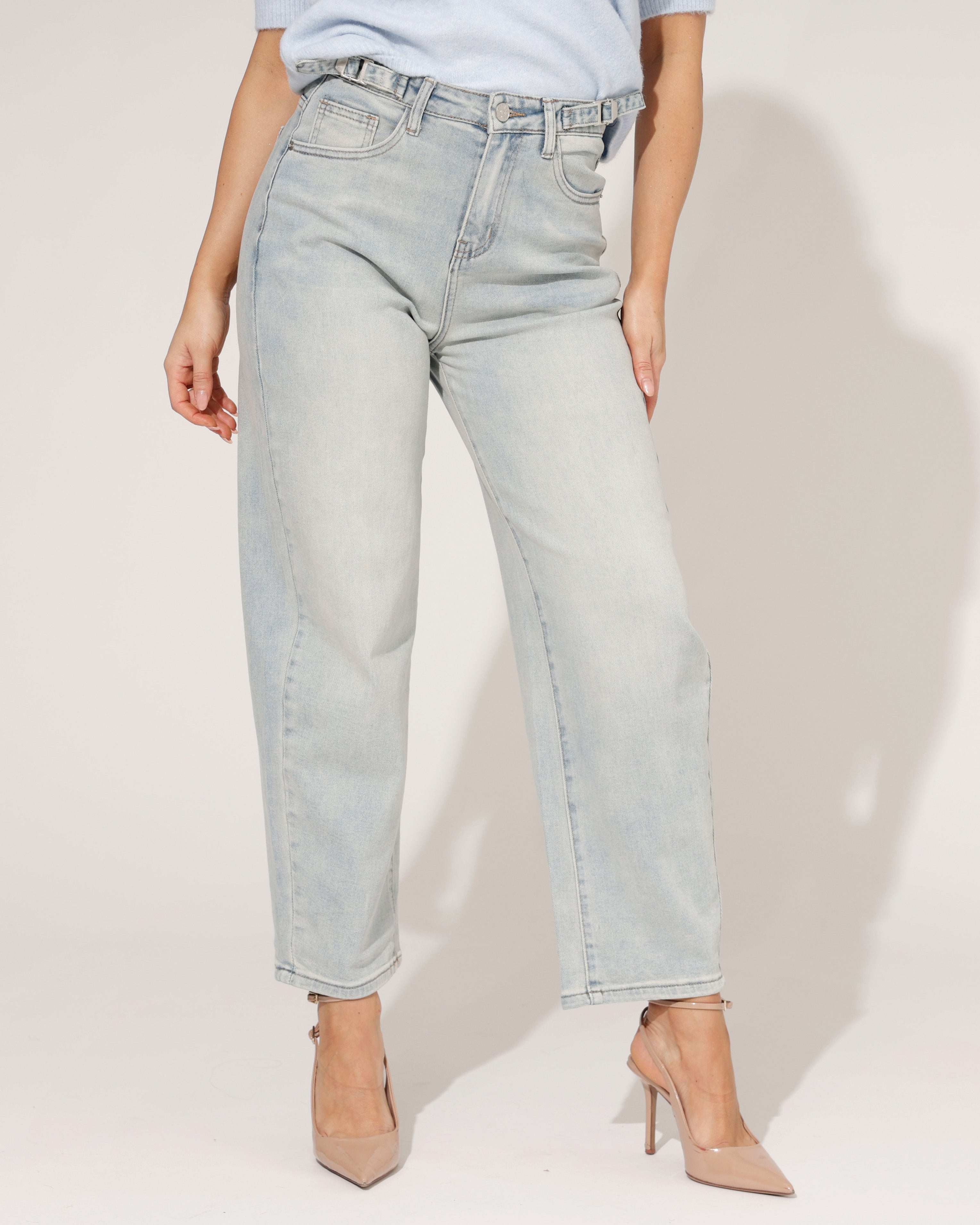 Hello Miss | Barrel jeans Joney Blauw