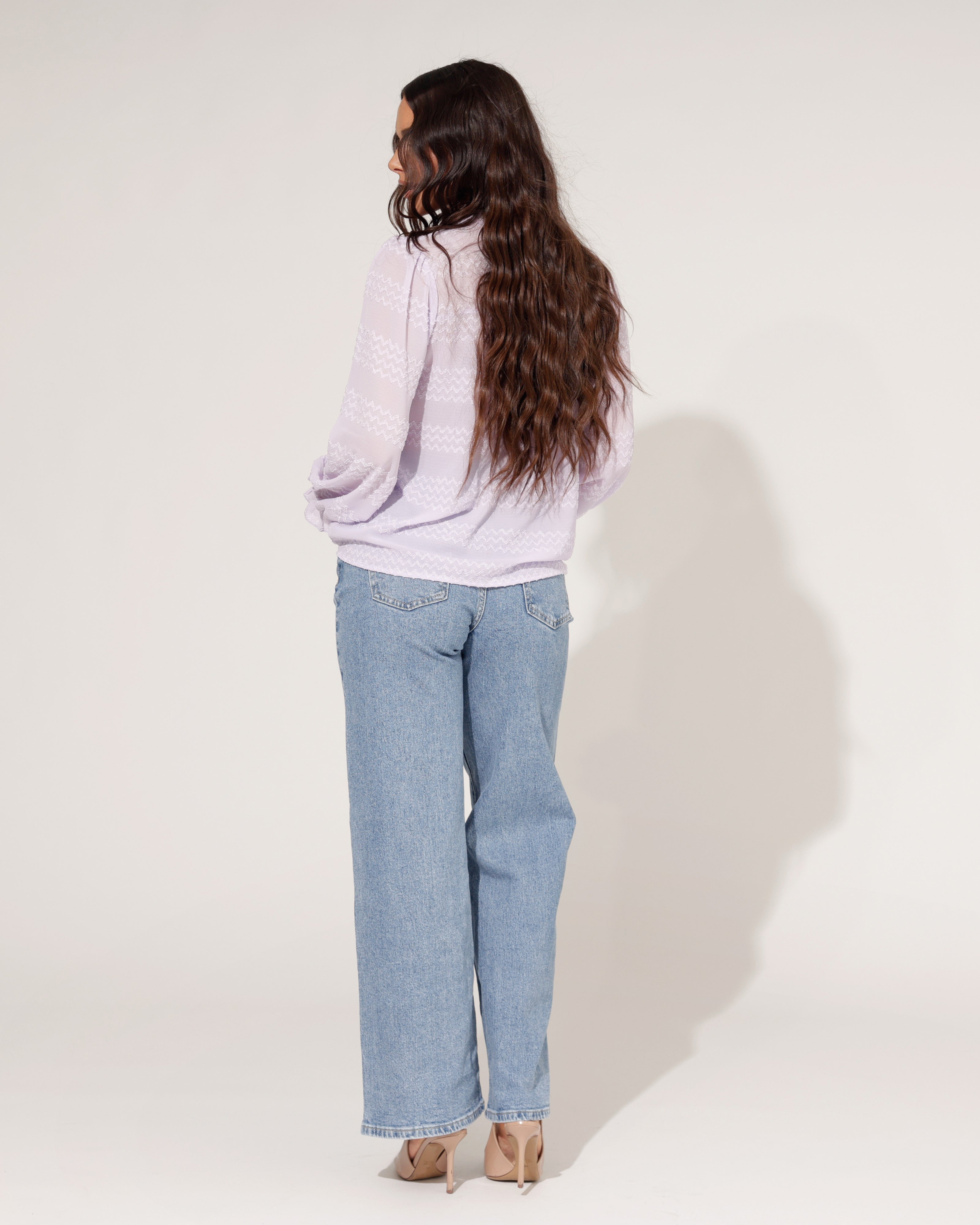 Hello Miss | Wide leg jeans Silvy Blauw