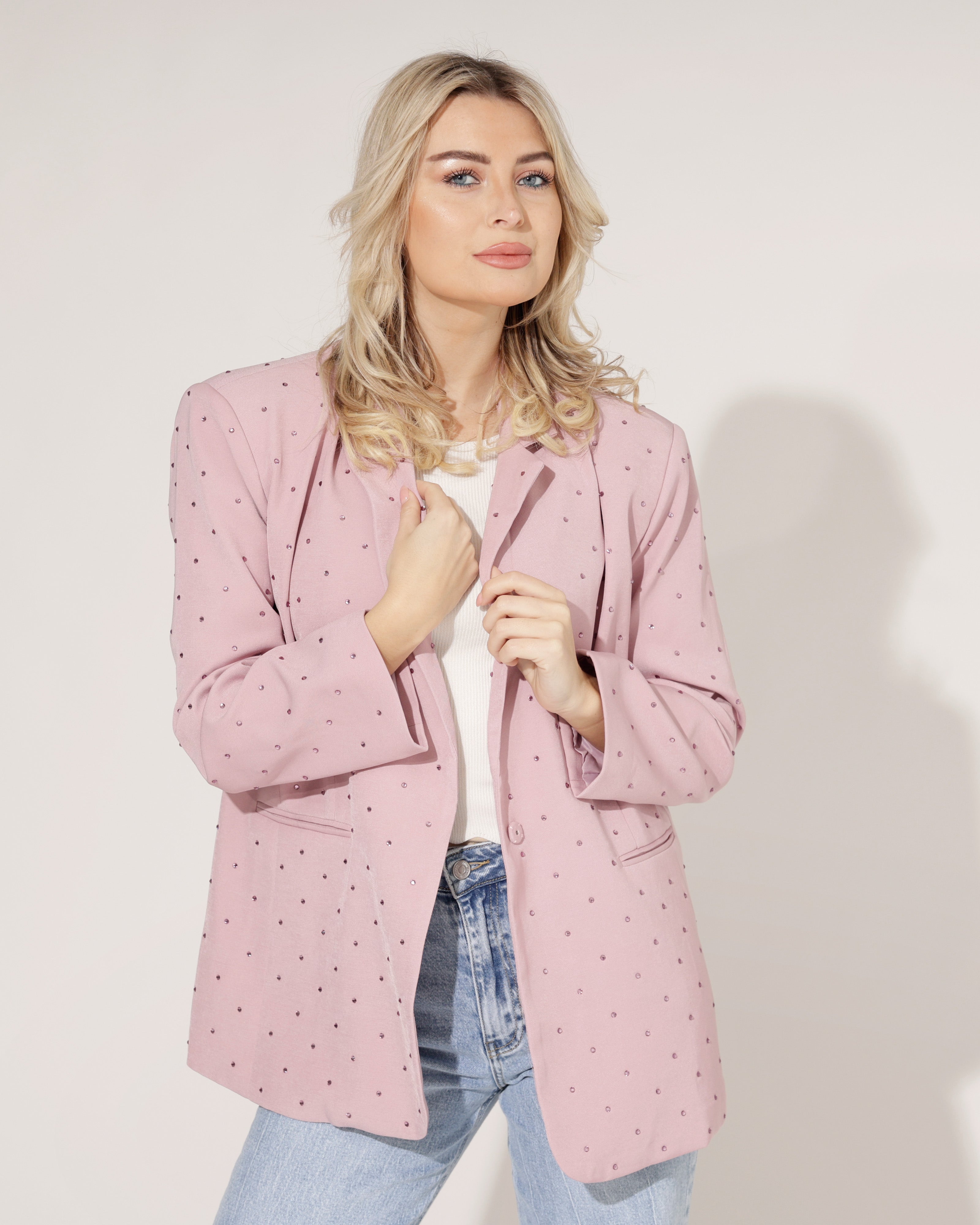 Blazer Glamour Roze
