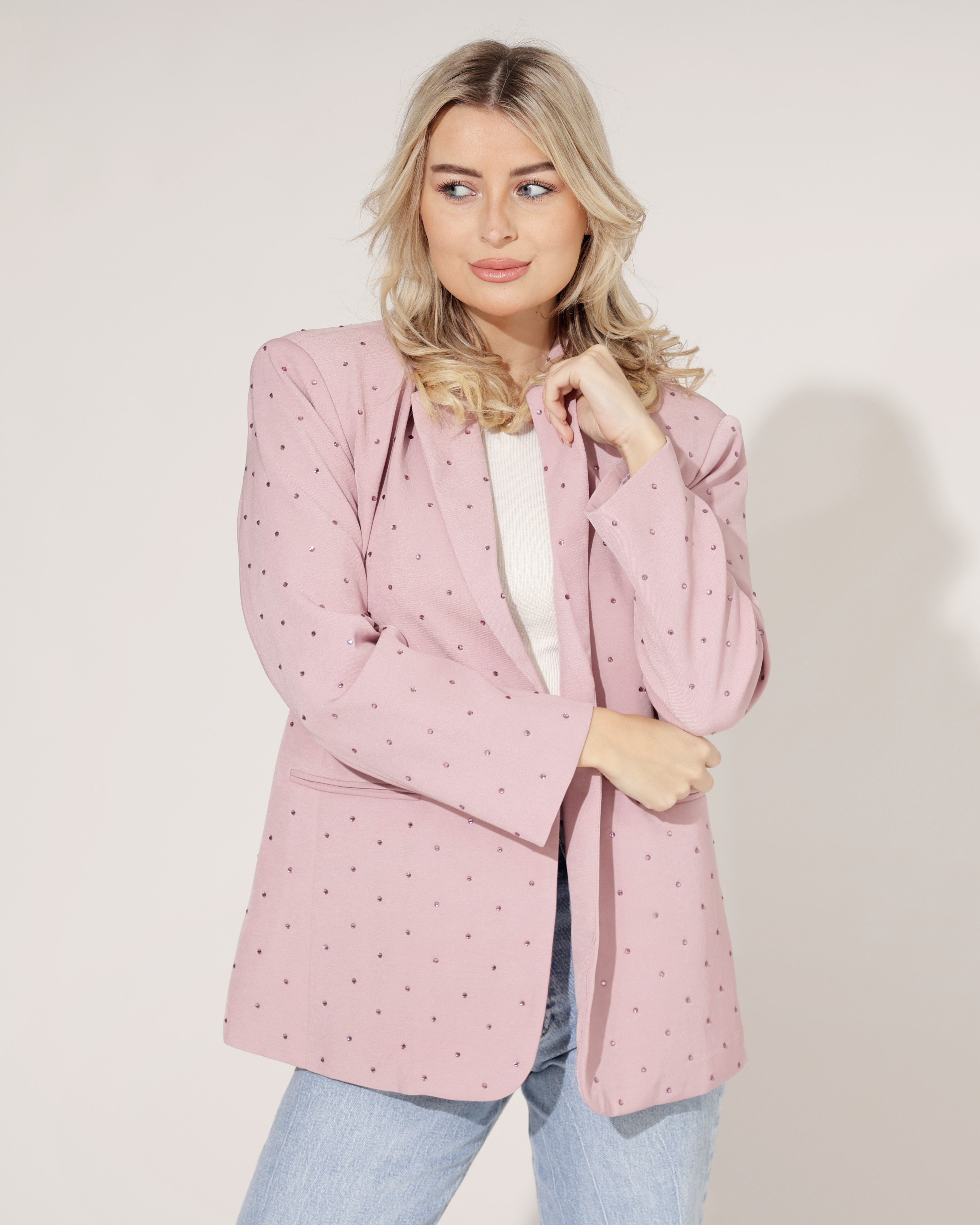 Blazer Glamour Roze