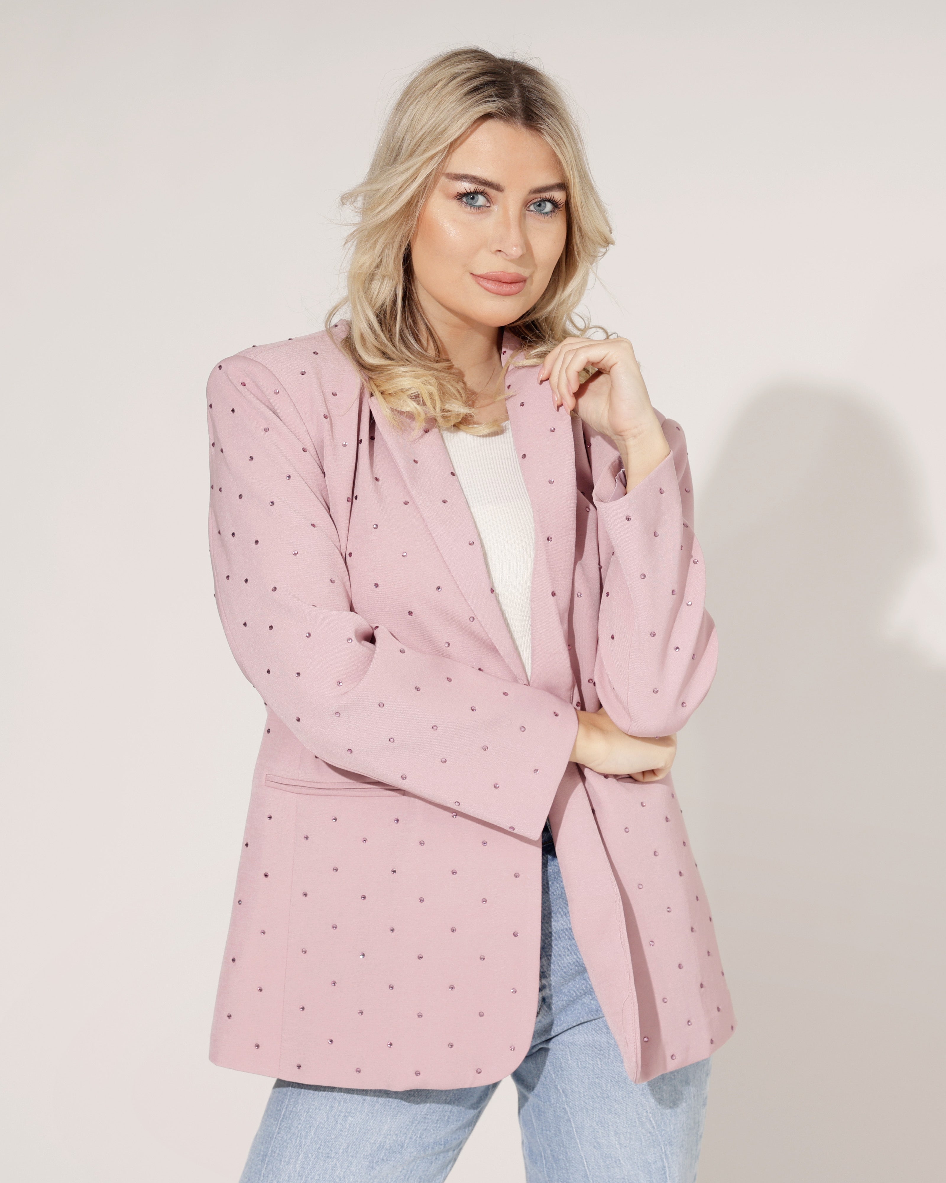 Blazer Glamour Roze