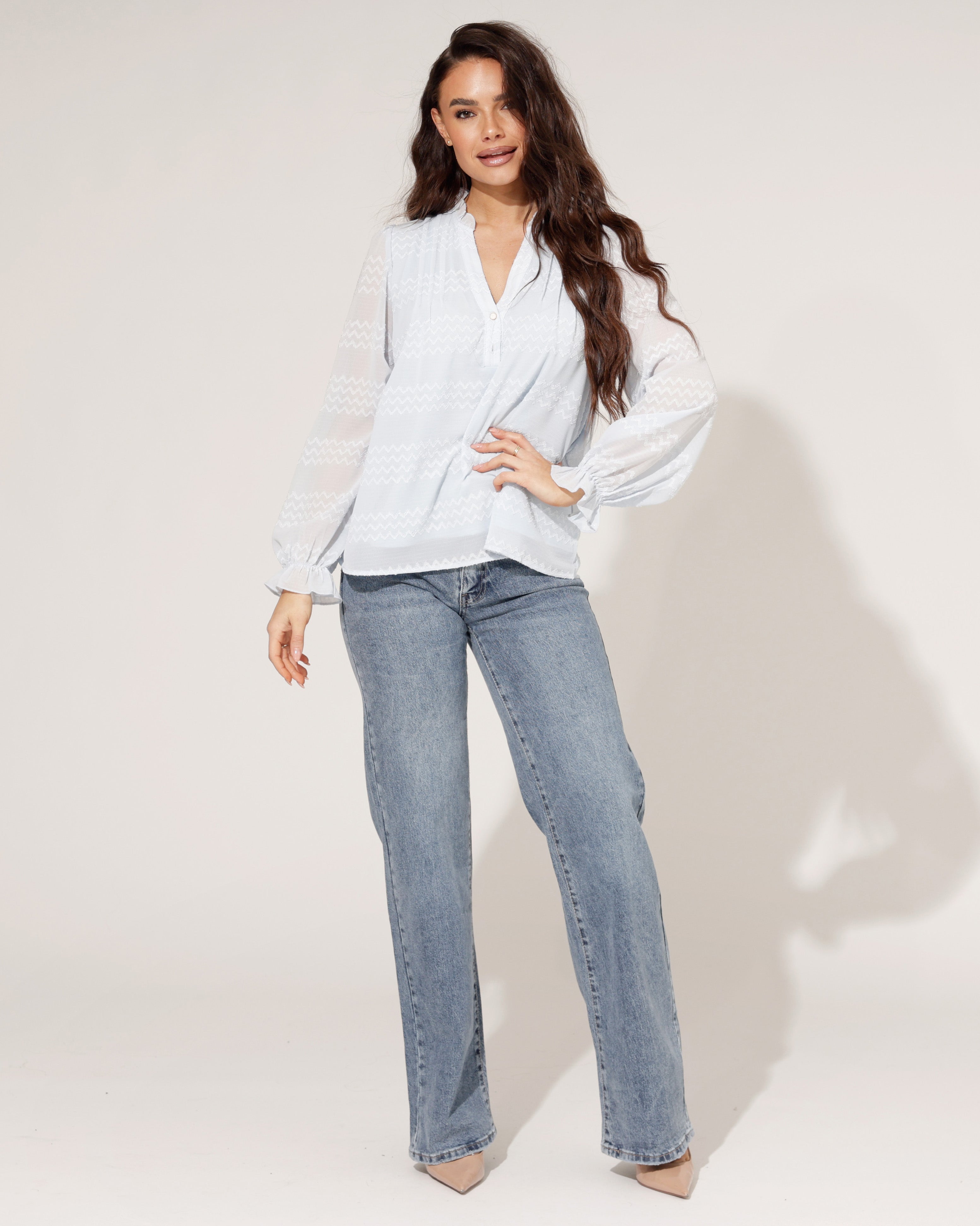 Laulia | Straight jeans Jilly-5 Blauw