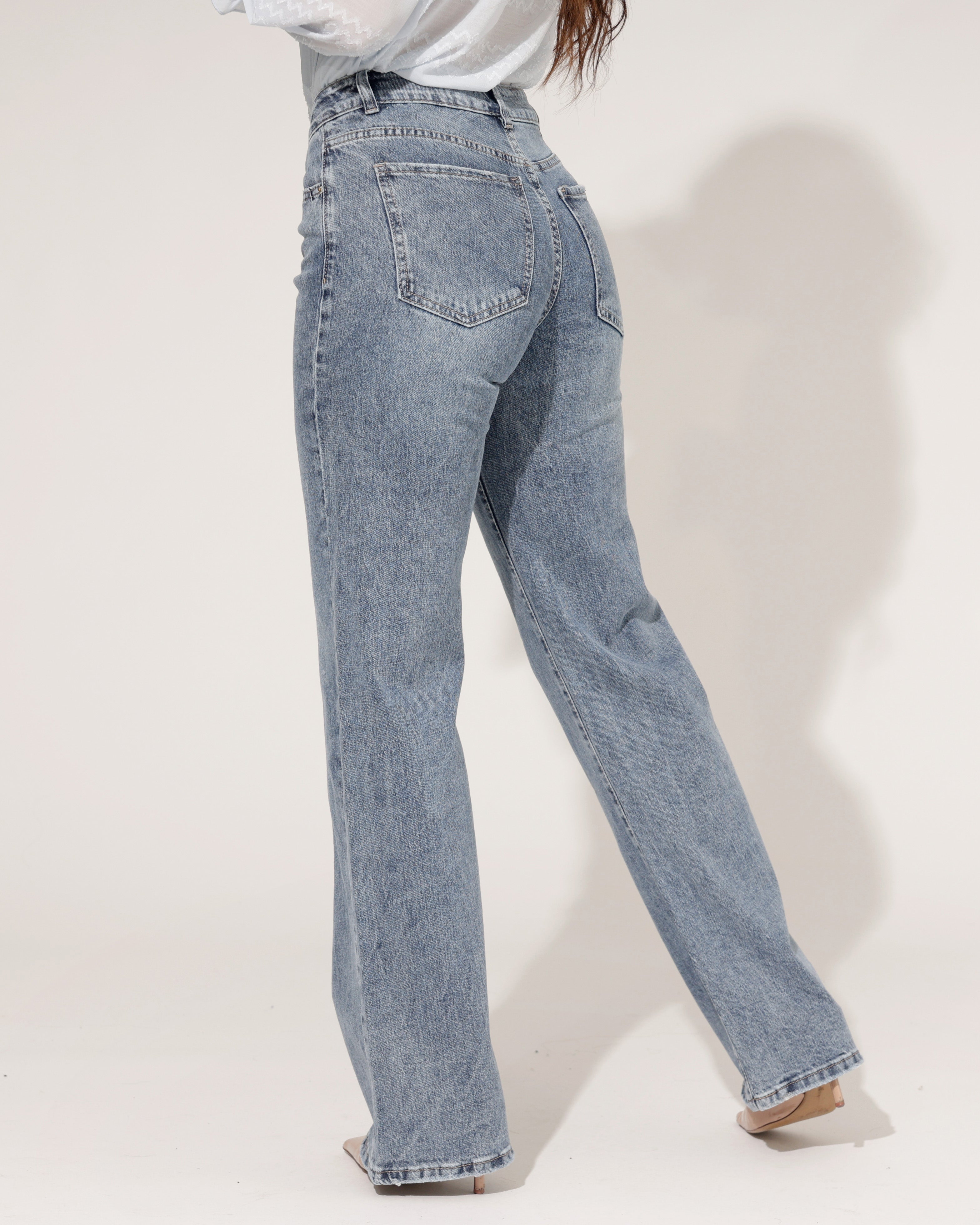 Laulia | Straight jeans Jilly-5 Blauw