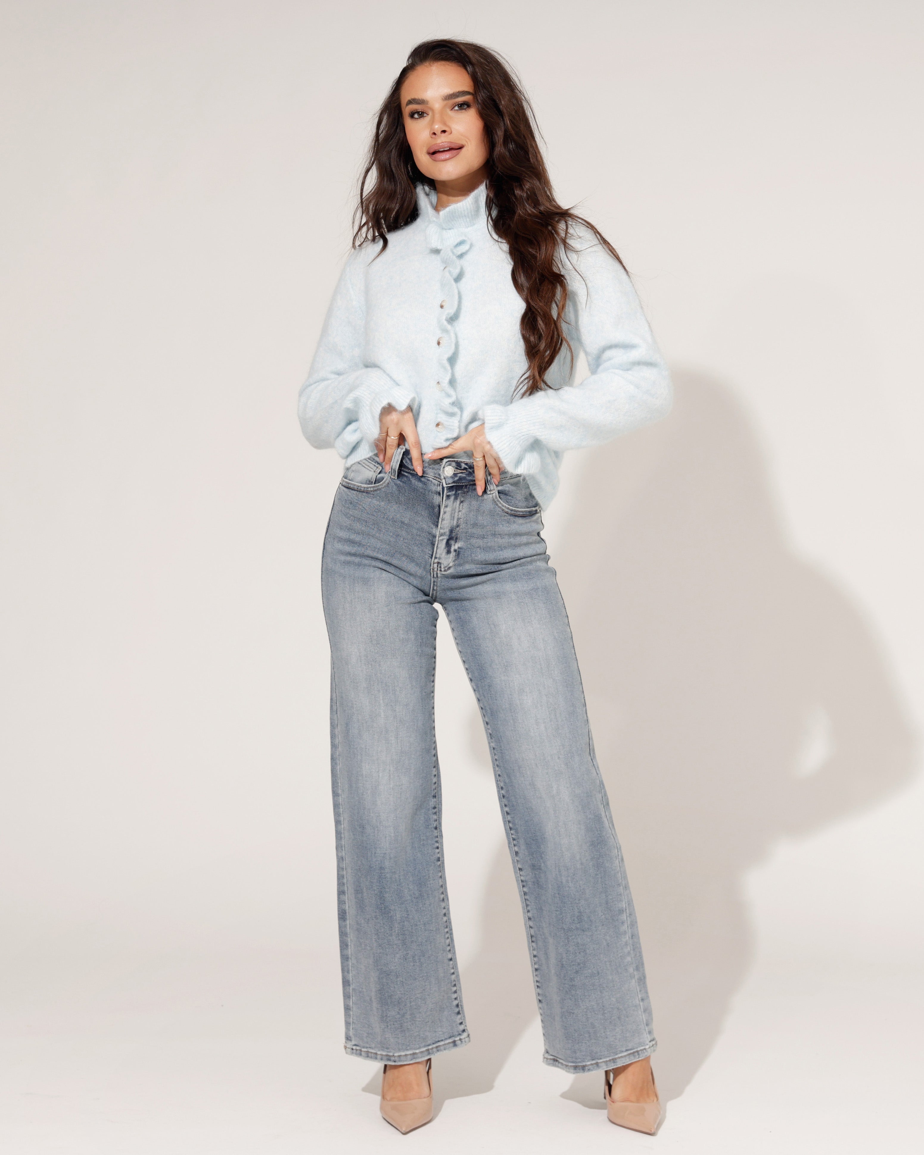 Laulia | Straight jeans Julie-54 Blauw
