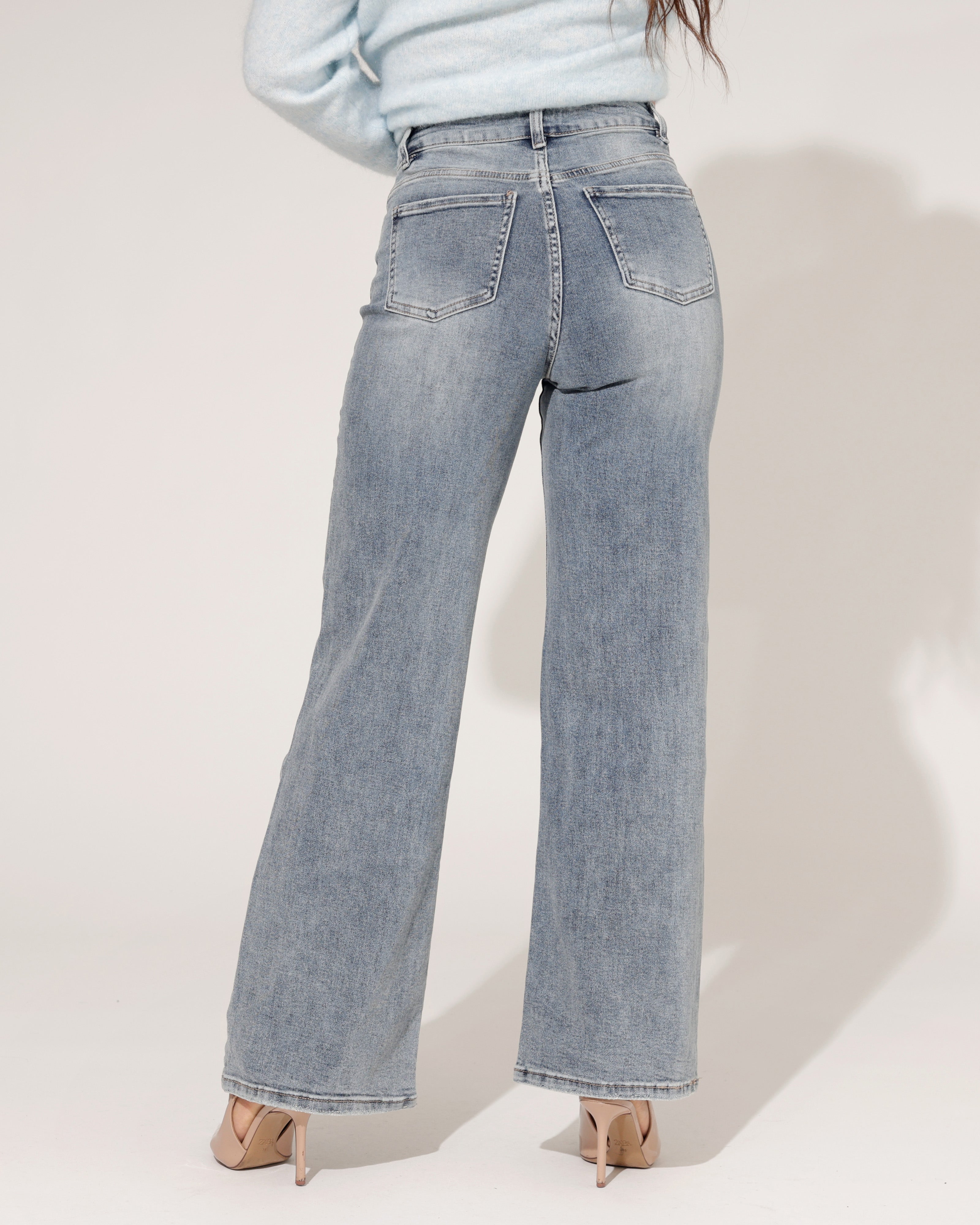 Laulia | Straight jeans Julie-54 Blauw